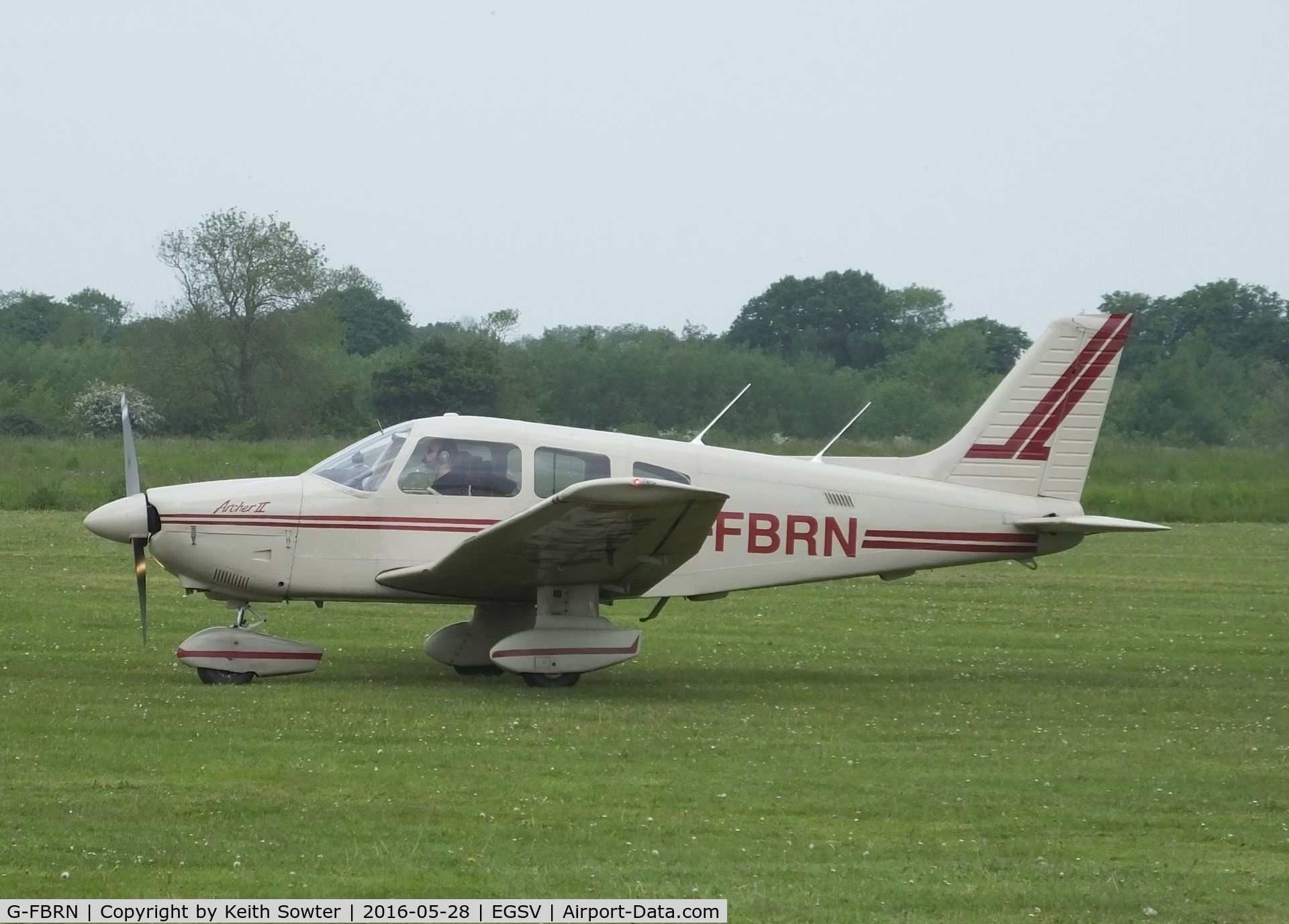 G-FBRN, 1982 Piper PA-28-181 Cherokee Archer II C/N 28-8290166, Visiting aircraft