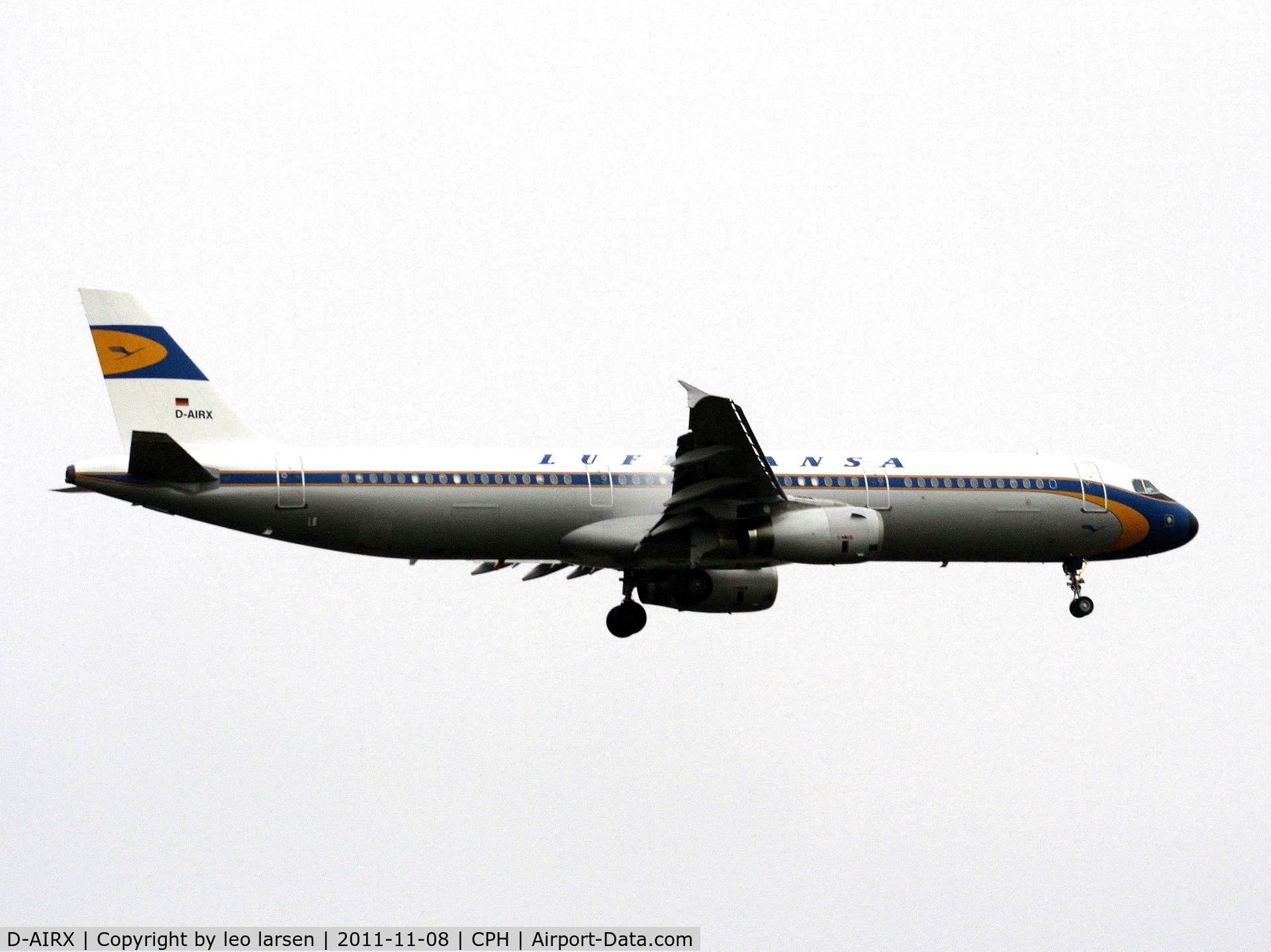 D-AIRX, 1998 Airbus A321-131 C/N 0887, Copenhagen 8.11.2011