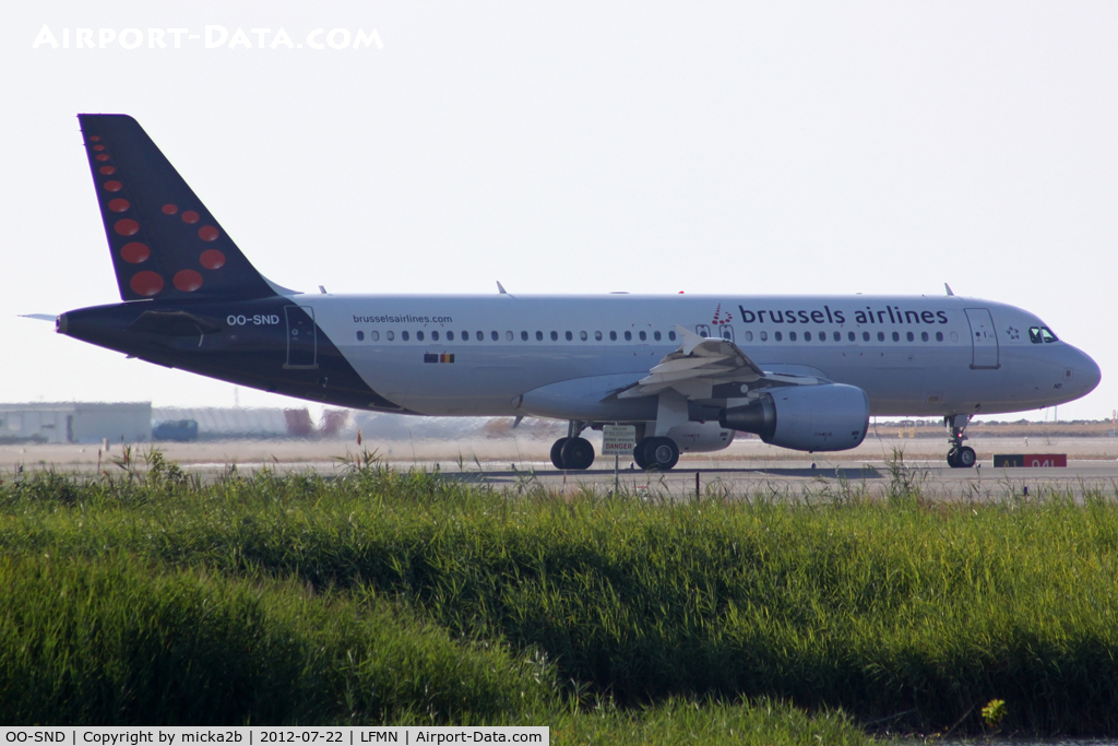 OO-SND, 2002 Airbus A320-214 C/N 1838, Taxiing. Scrapped in January 2024.