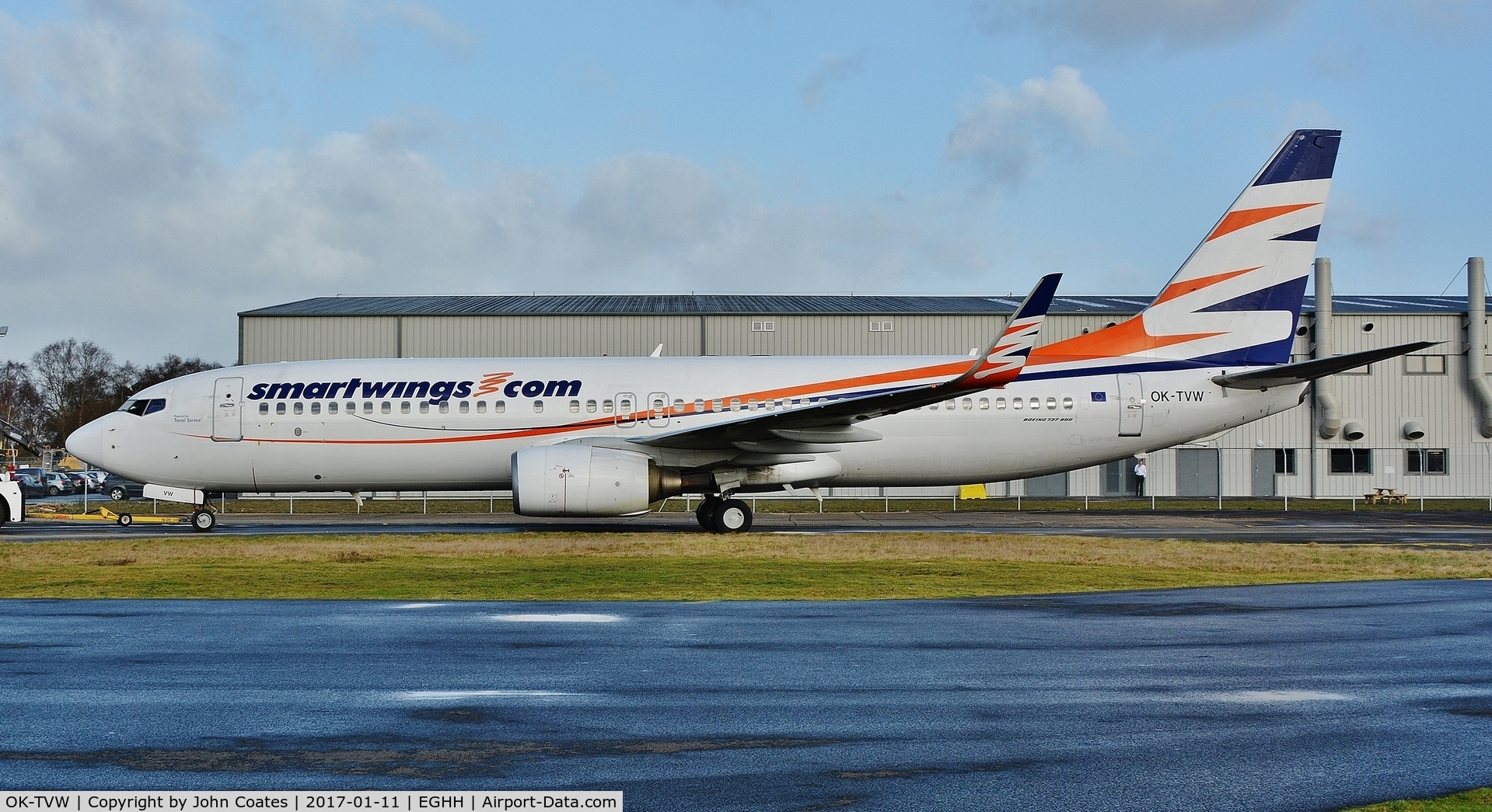 OK-TVW, 2004 Boeing 737-86Q C/N 30295, Arriving for repaint