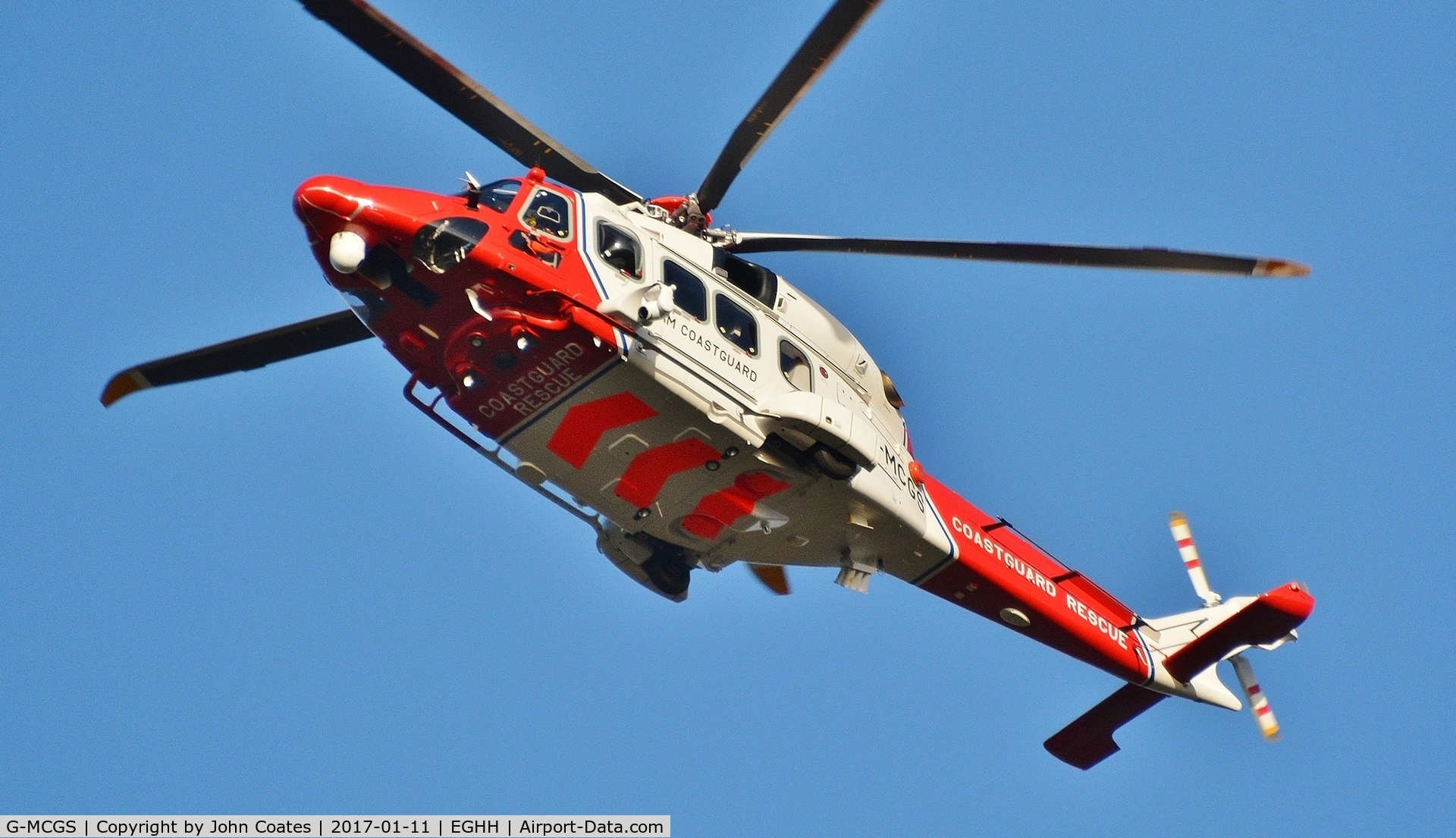 G-MCGS, 2014 AgustaWestland AW189 C/N 92005, New resident at Lee on Solent training