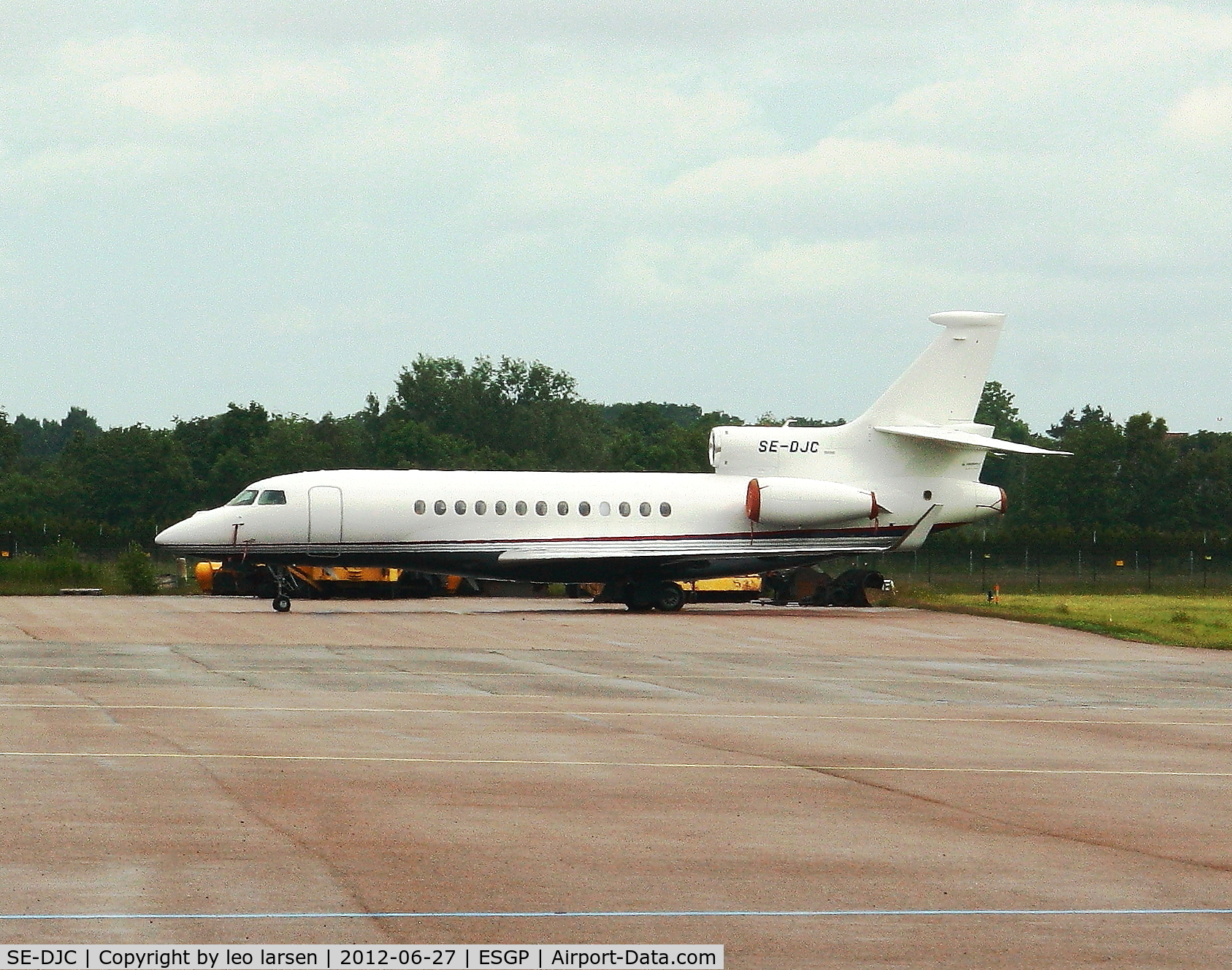 SE-DJC, 2009 Dassault Falcon 7X C/N 078, Göteborg Sâve 27.6.12