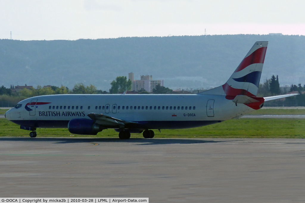 G-DOCA, 1991 Boeing 737-436 C/N 25267, Taxiing