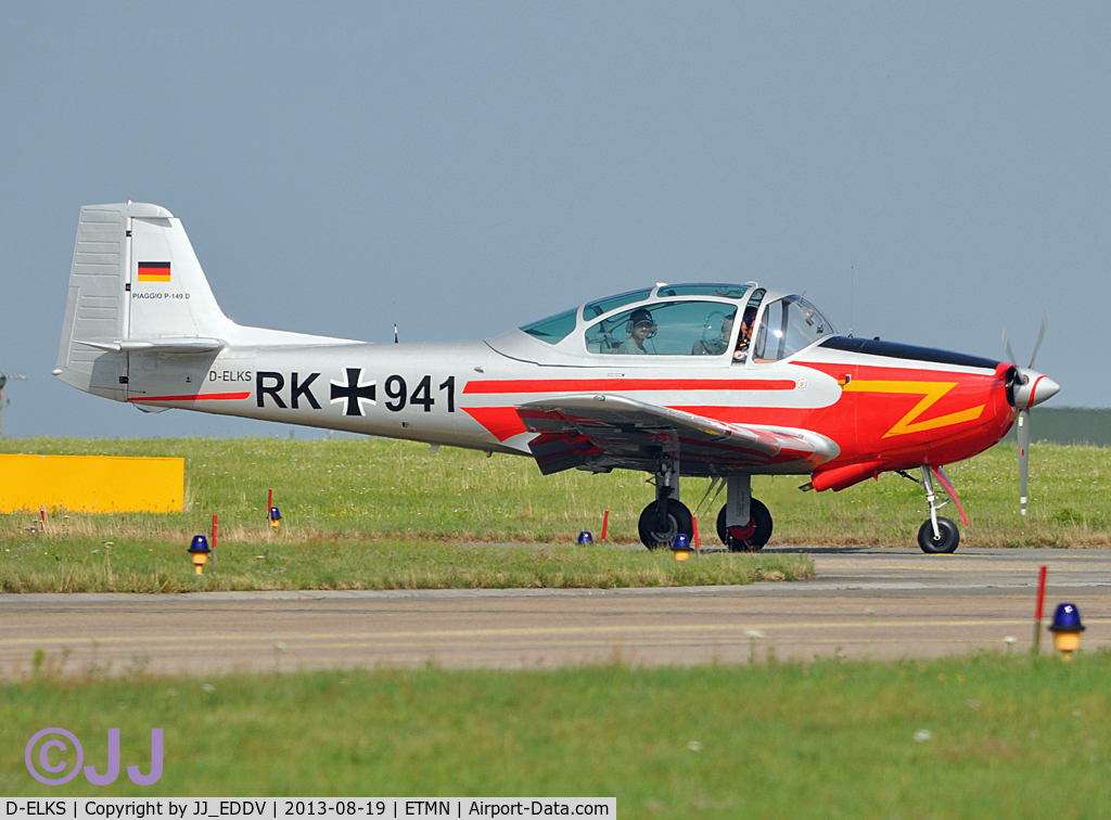 D-ELKS, Piaggio FWP-149D C/N 256, Seen at Nordholz Airbase