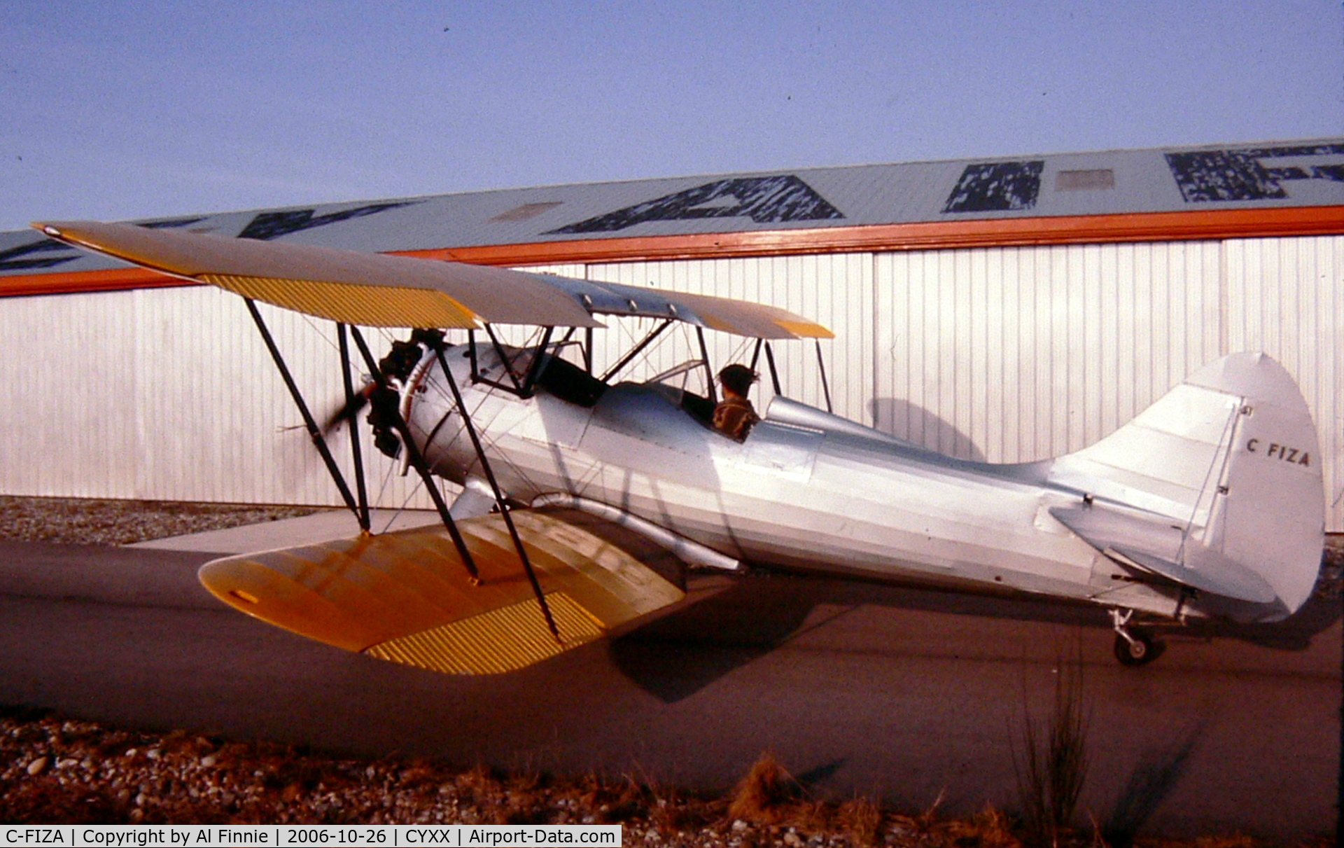 C-FIZA, 1949 Waco UPF-7 C/N 5730, Seen at Abbotsford, BC, Canada in early 1970s