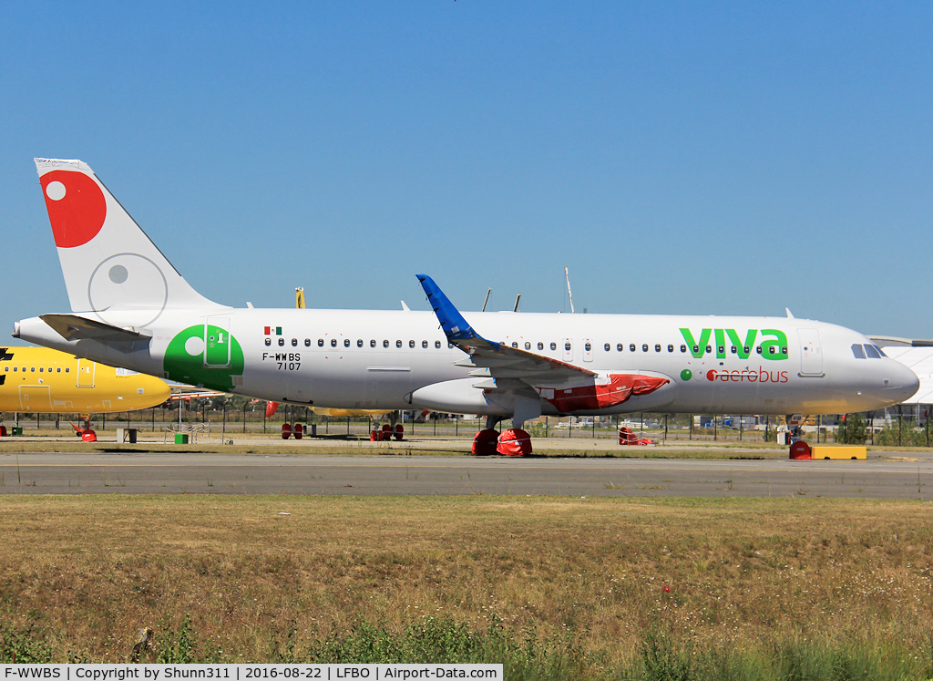 F-WWBS, 2016 Airbus A320-271N C/N 7107, C/n 7107 - To be XA-VIB