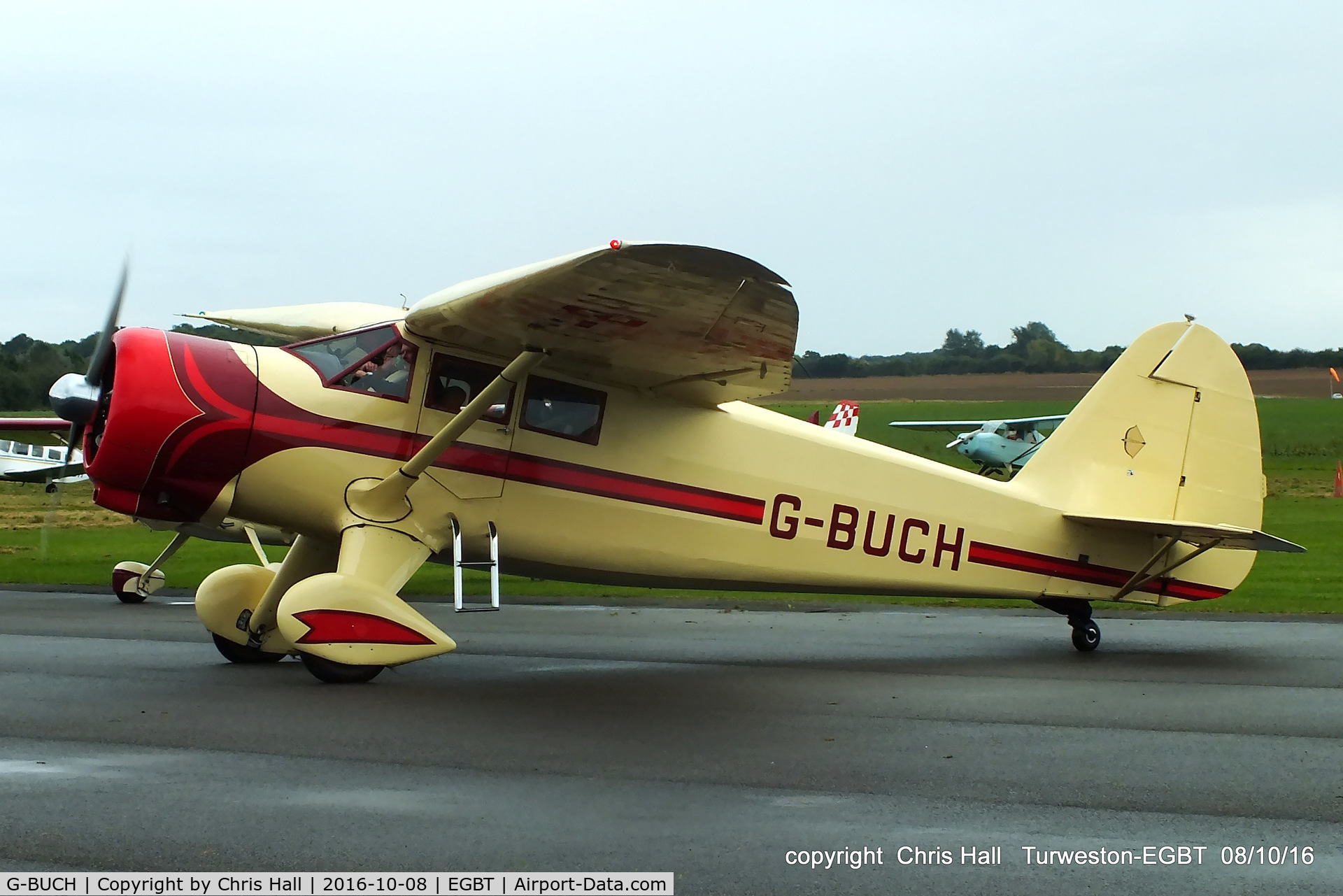 G-BUCH, 1943 Stinson V77 (AT-19) Reliant C/N 77-381, at Turweston