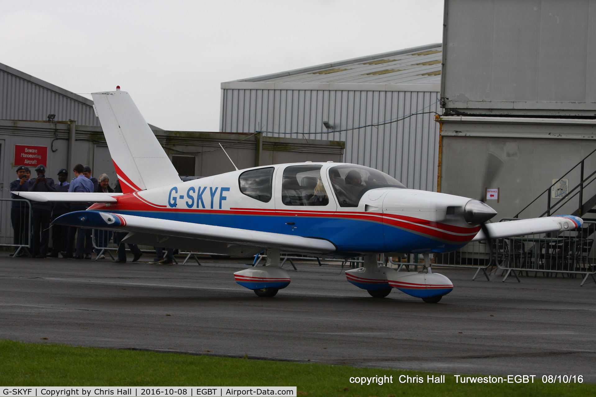 G-SKYF, 1993 Socata TB-10 Tobago C/N 1589, at Turweston