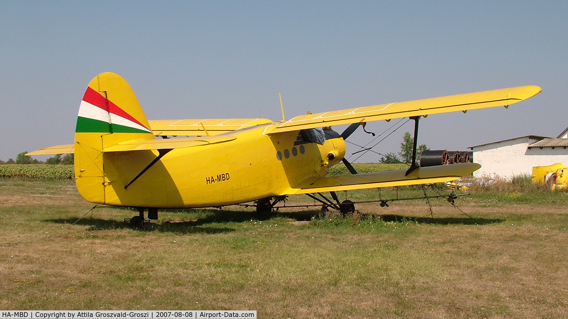 HA-MBD, 1975 PZL-Mielec An-2R C/N 1G161-09, Nagyszénás agricultural airport and take-off field, Hungary