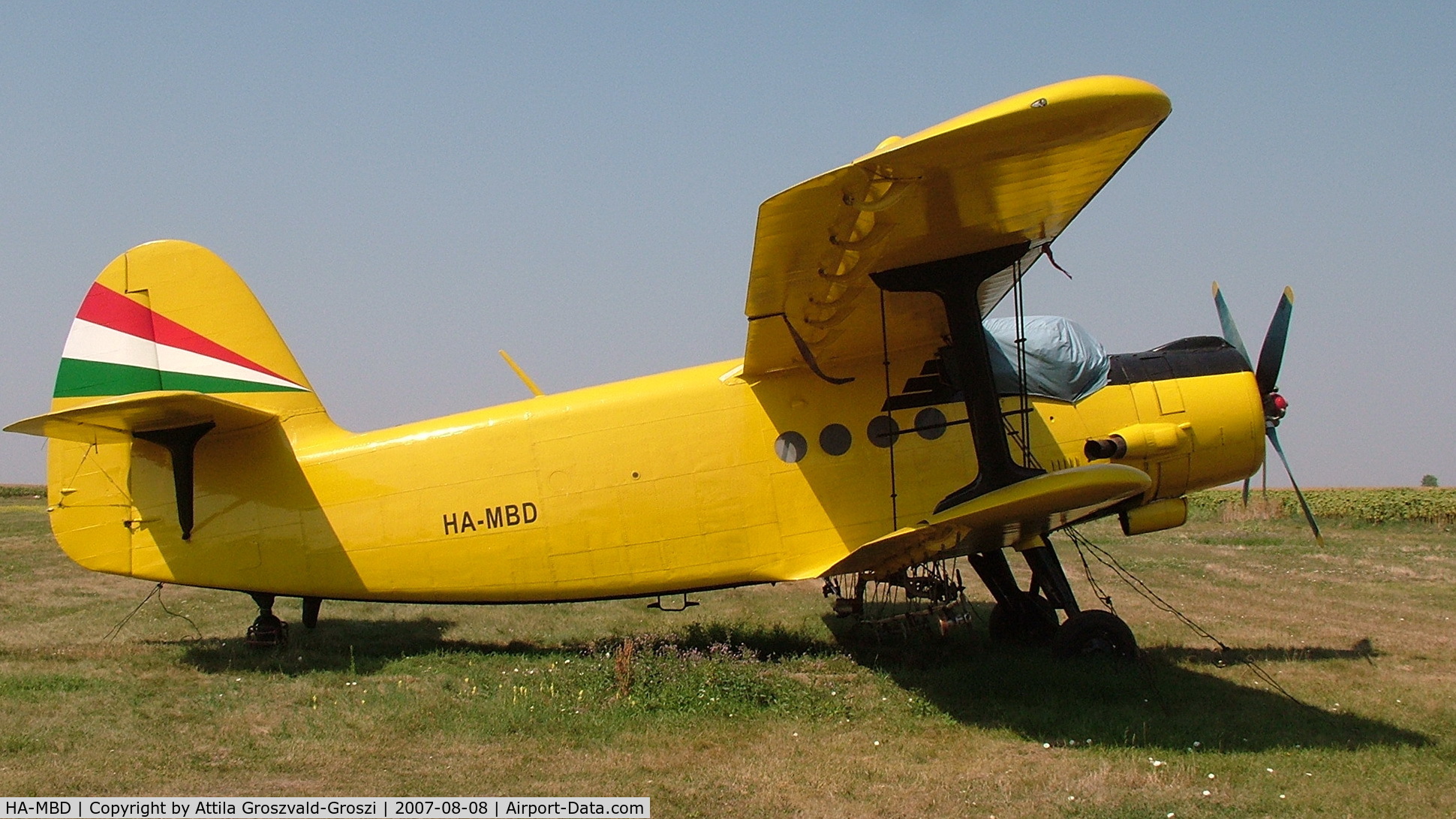 HA-MBD, 1975 PZL-Mielec An-2R C/N 1G161-09, Nagyszénás agricultural airport and take-off field, Hungary
