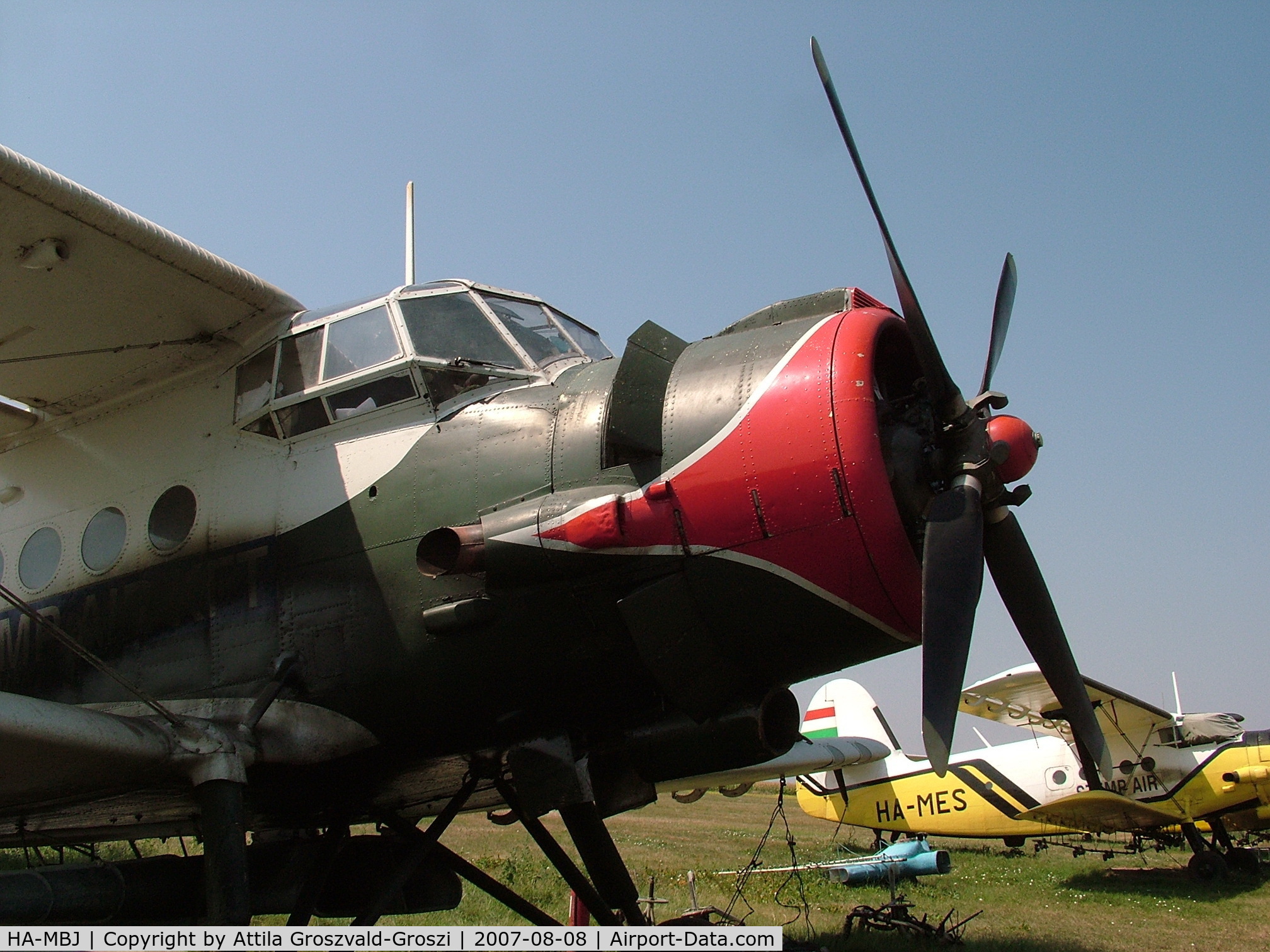 HA-MBJ, 1975 PZL-Mielec An-2R C/N 1G166-28, Nagyszénás agricultural airport and take-off field, Hungary