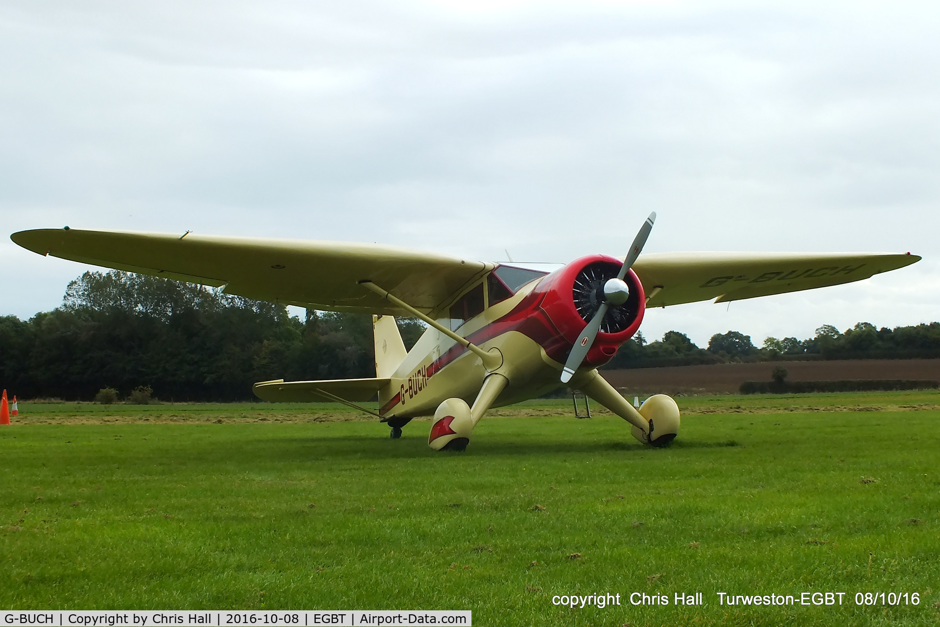 G-BUCH, 1943 Stinson V77 (AT-19) Reliant C/N 77-381, at Turweston