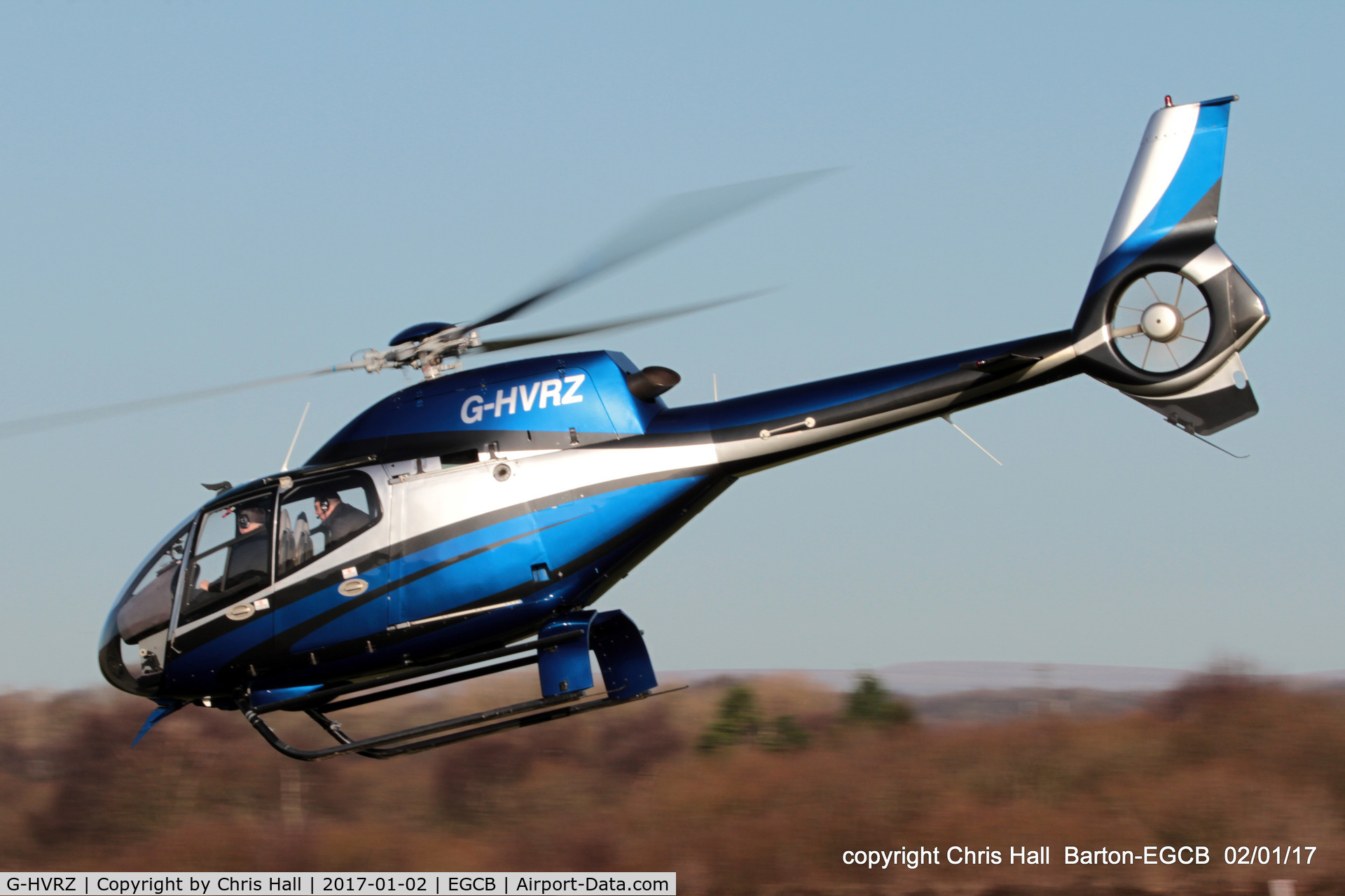 G-HVRZ, 2003 Eurocopter EC-120B Colibri C/N 1338, at Barton