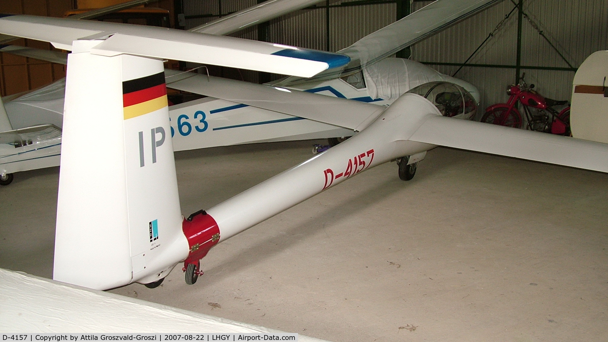 D-4157, 1978 PZL-Bielsko SZD-41A Jantar Standard C/N B-879, Atkár-Gyöngyöshalász Airfield, Hungary