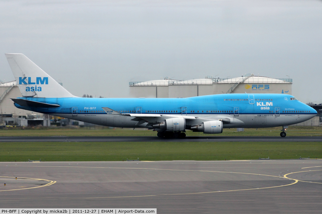 PH-BFF, 1990 Boeing 747-406BC C/N 24202, Taxiing