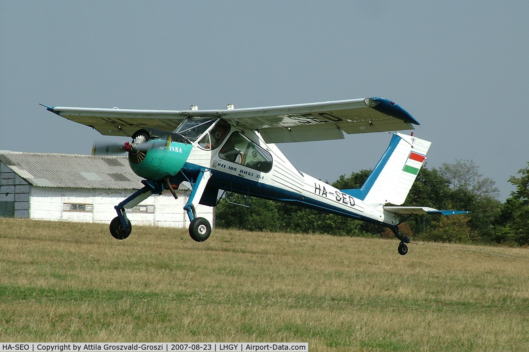 HA-SEO, 1988 PZL-Okecie PZL-104 Wilga-35A C/N 19880867, Gyöngyös-Pipishegy Airfield, Hungary