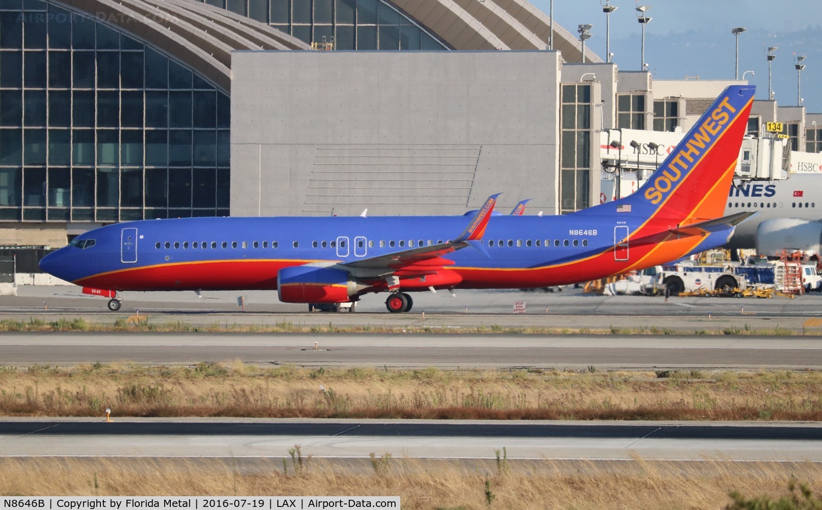 N8646B, 2014 Boeing 737-8H4 C/N 36935, Southwest