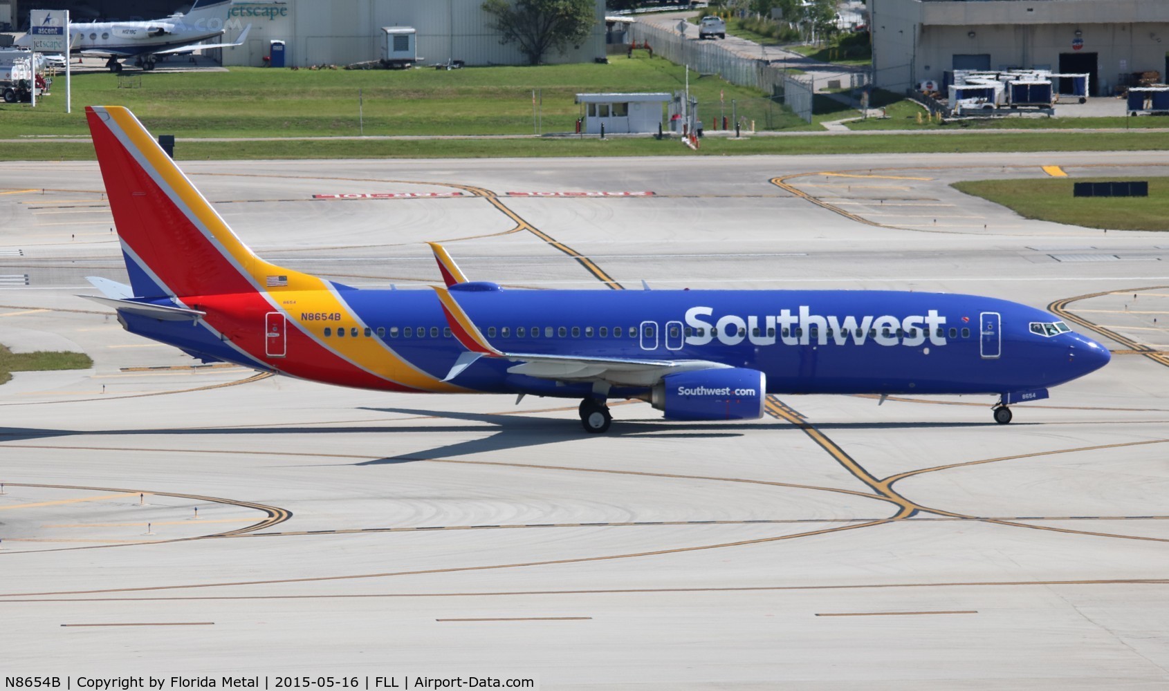 N8654B, 2014 Boeing 737-8H4 C/N 37045, Southwest