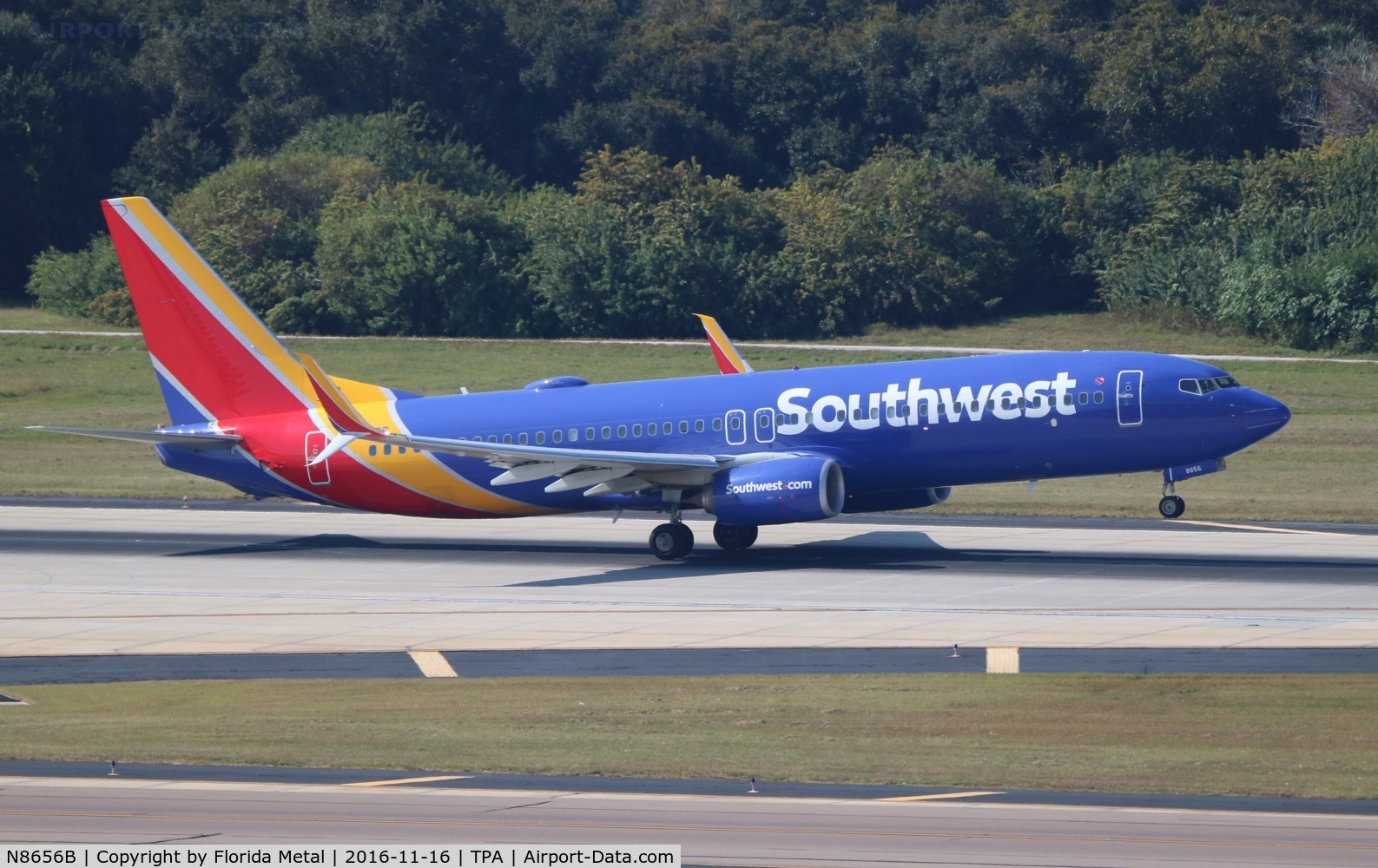 N8656B, 2014 Boeing 737-8H4 C/N 42530, Southwest