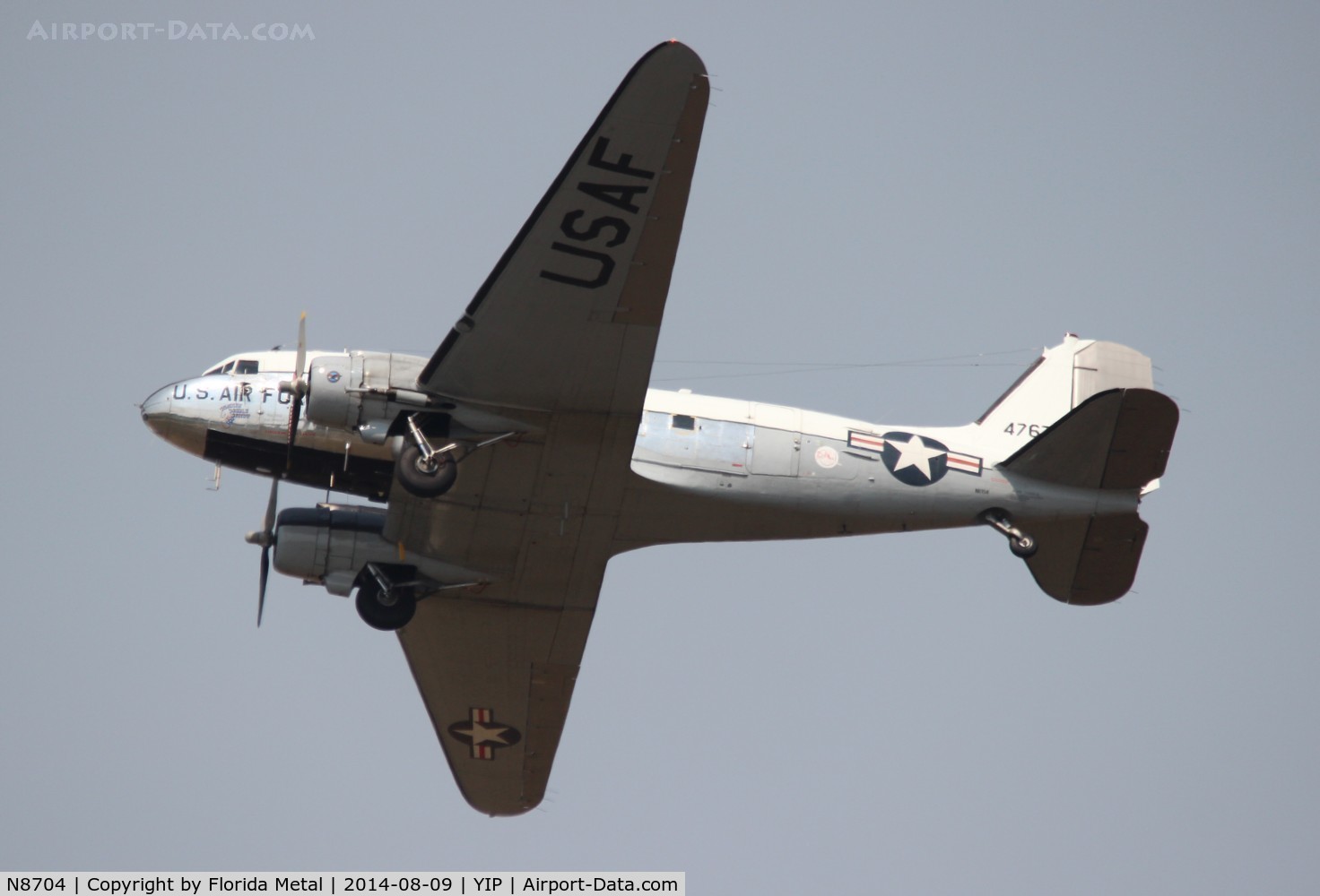 N8704, 1944 Douglas DC3C-S4C4G (TC-47B-30-DK) C/N 33048, Yankee Doodle Dandy