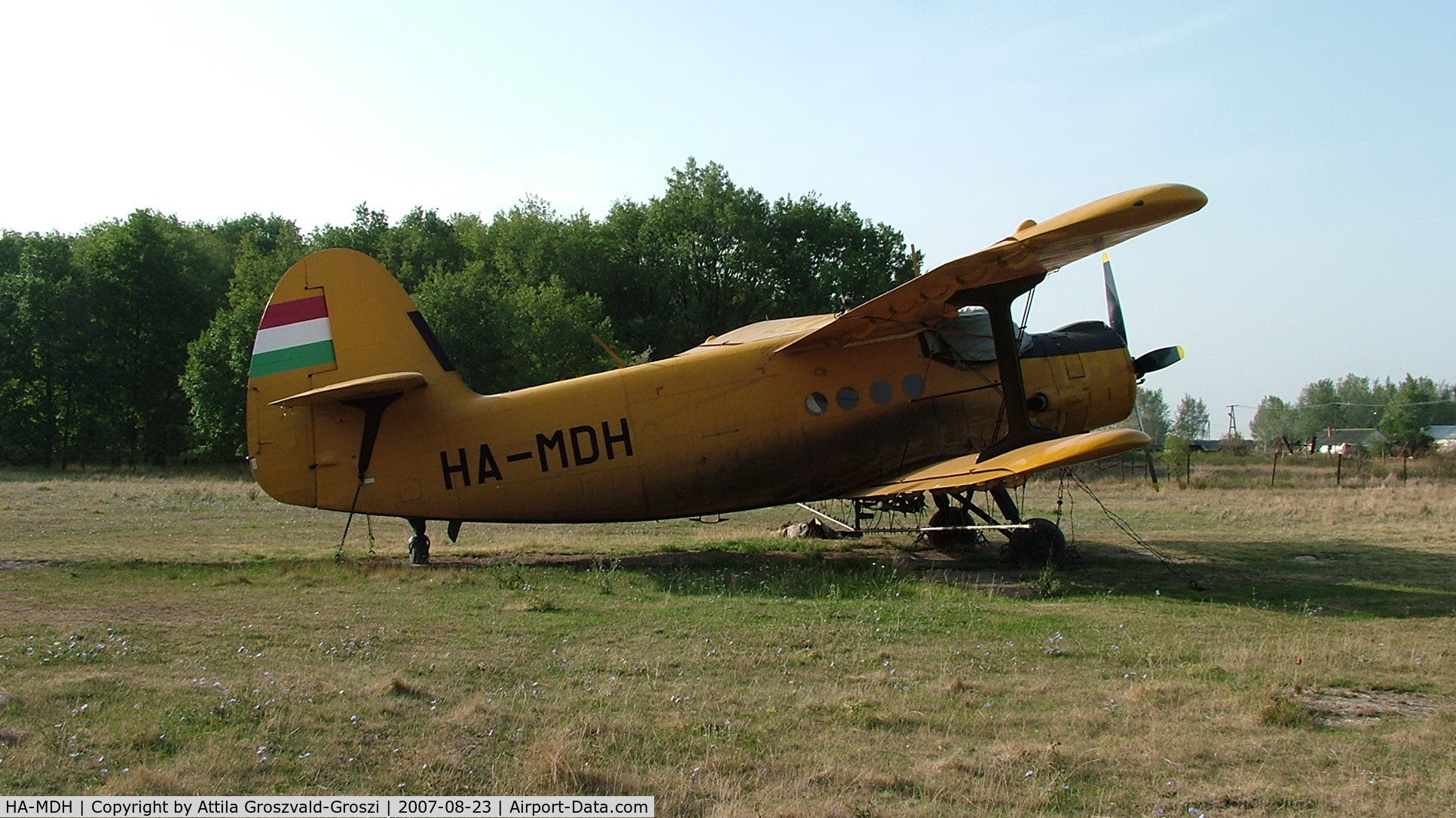 HA-MDH, 1978 PZL-Mielec An-2R C/N 1G181-39, Újszentmargita agricultural airport, and take-off field, Hungary