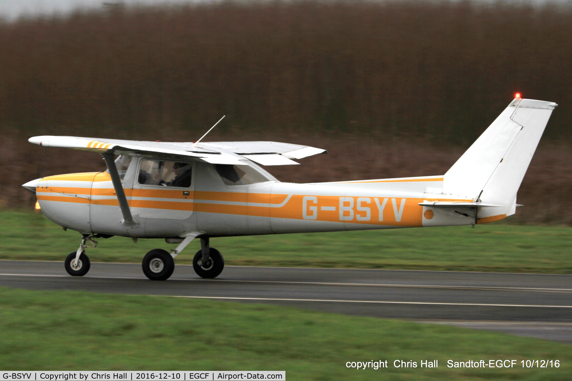 G-BSYV, 1976 Cessna 150M C/N 150-78371, at Sandtoft
