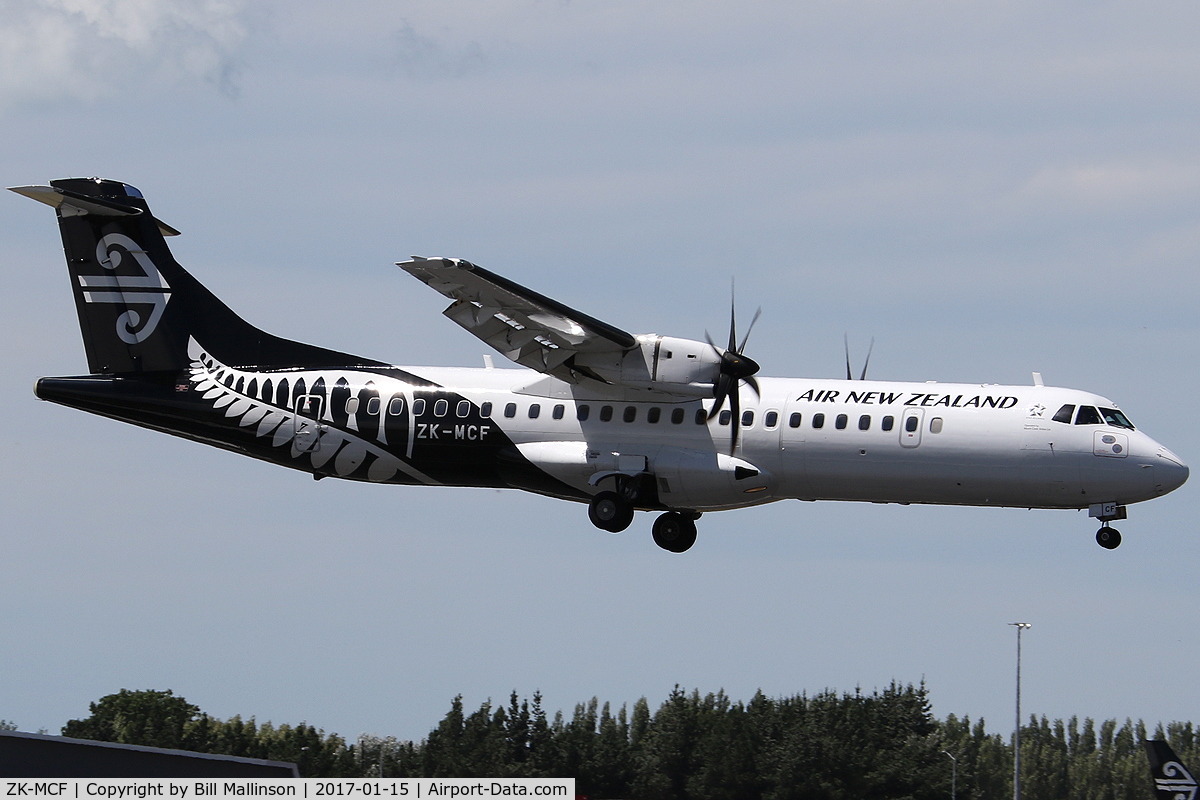 ZK-MCF, 1999 ATR 72-212A C/N 600, NZ5062 from IVC