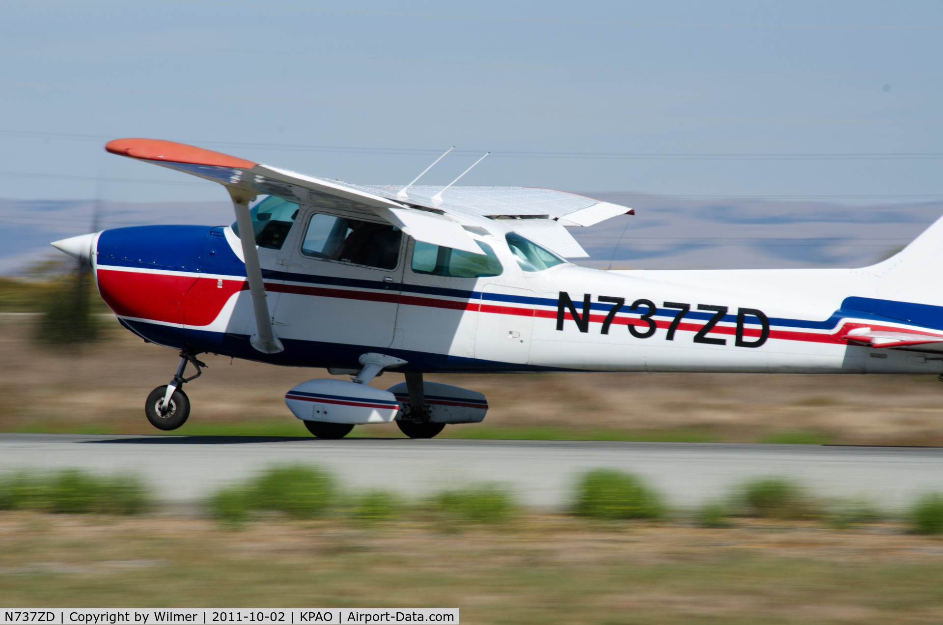 N737ZD, 1977 Cessna 172N C/N 17269794, N737ZD landing at Palo Alo airport