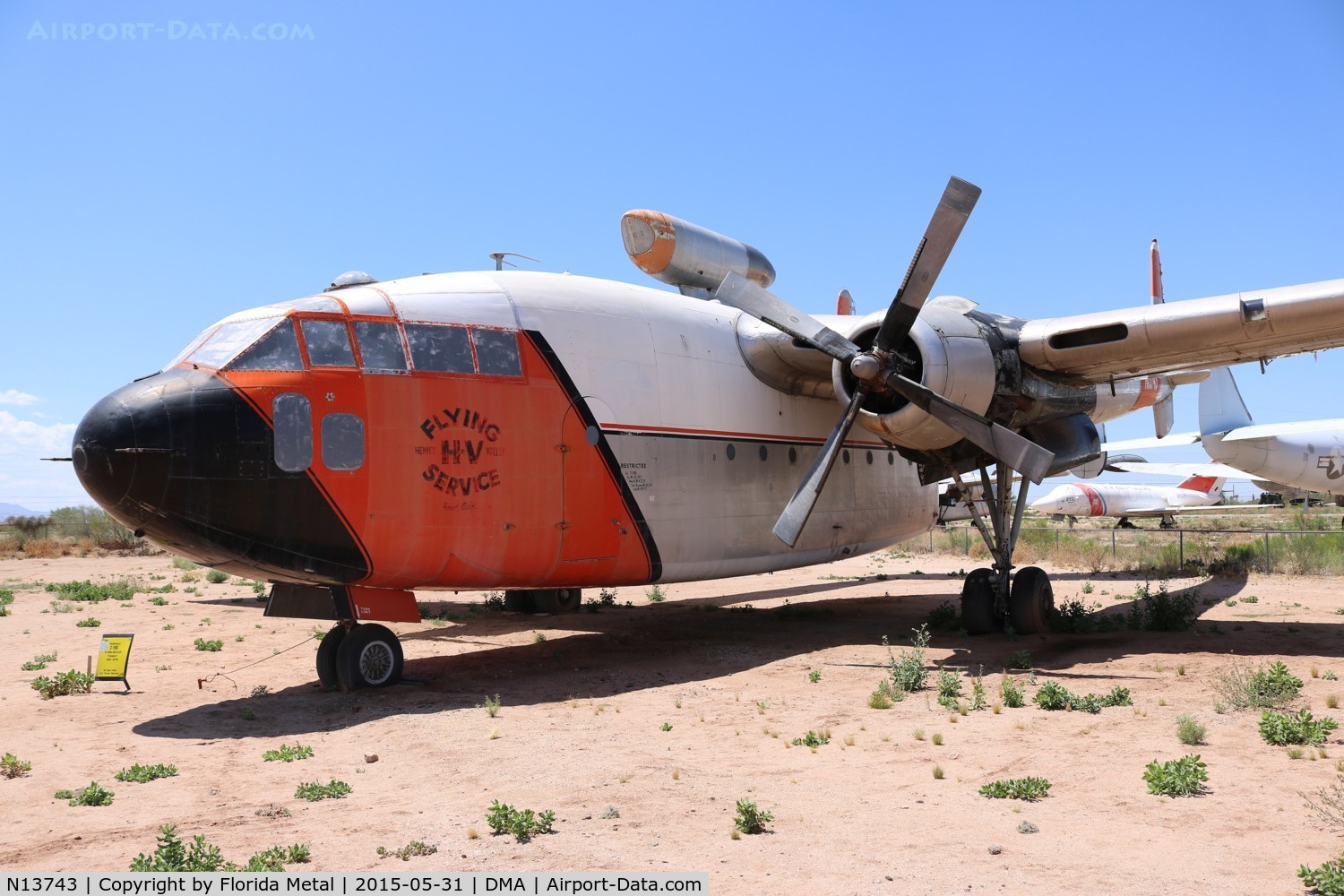 N13743, 1949 Fairchild C-119C Flying Boxcar C/N 10369, C-119C