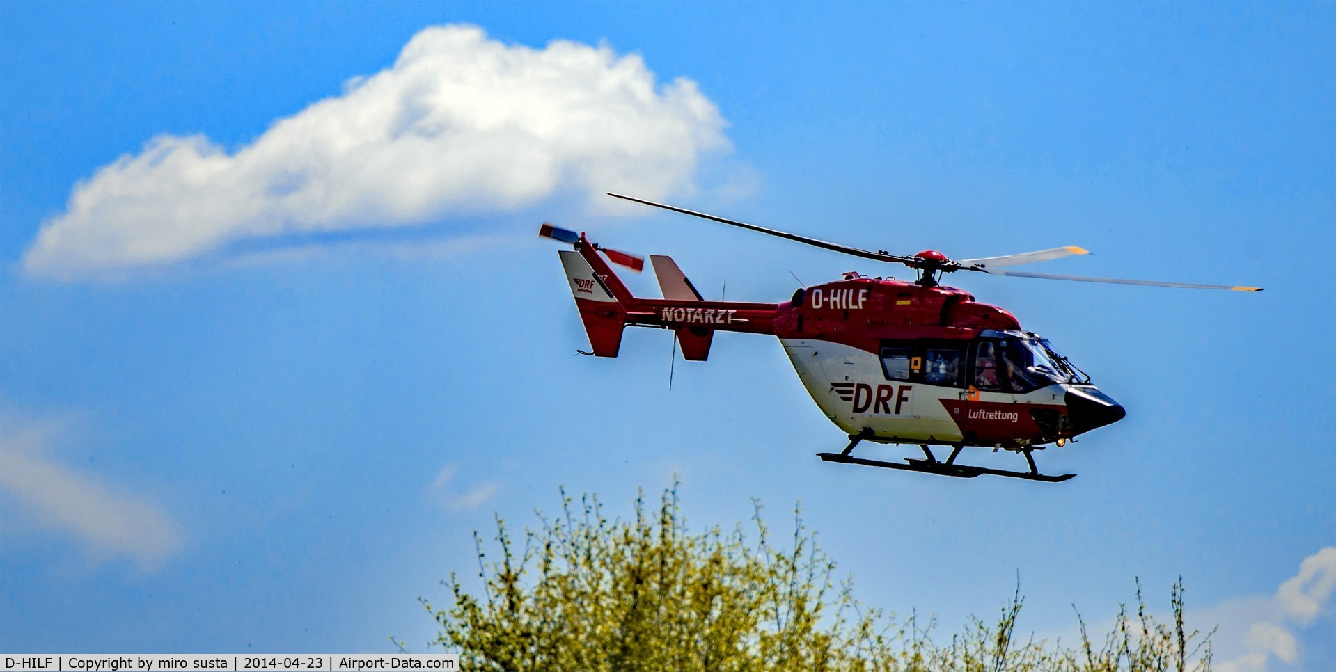 D-HILF, Eurocopter-Kawasaki BK-117B-2 C/N 7096, Eurocopter Kawasaki BK-117B2 in action, Southern Germany