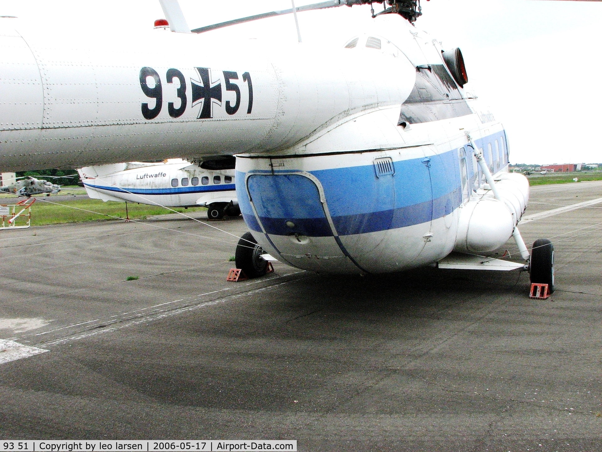 93 51, Mil Mi-8S Hip C/N 105104, Berlin Gatow 17.5.2006