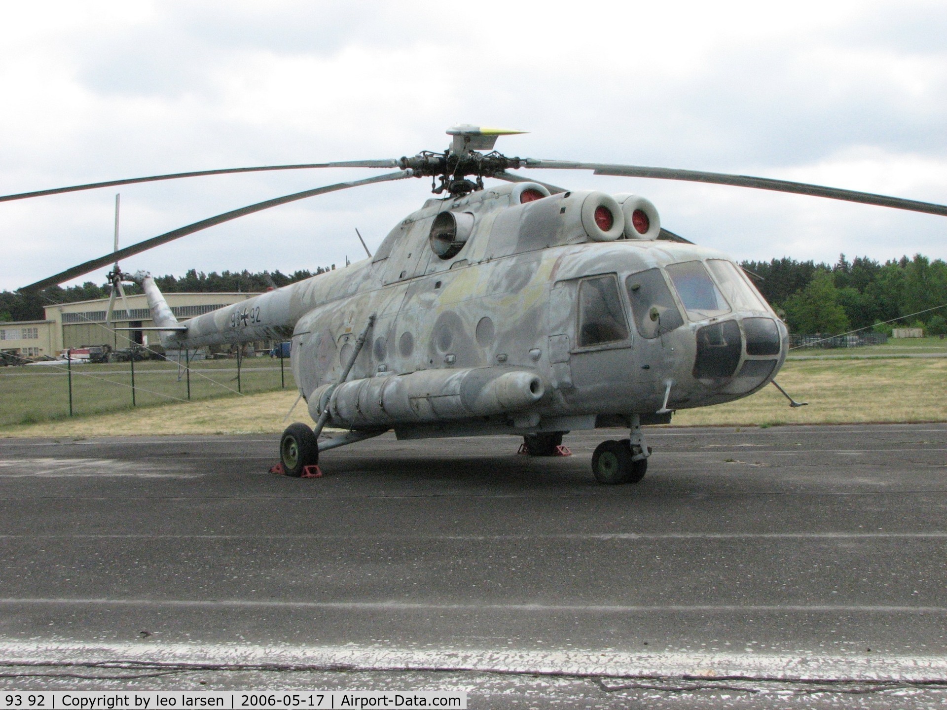 93 92, 1983 Mil Mi-9 C/N 340006, Berlin Gatow 17.5.2006