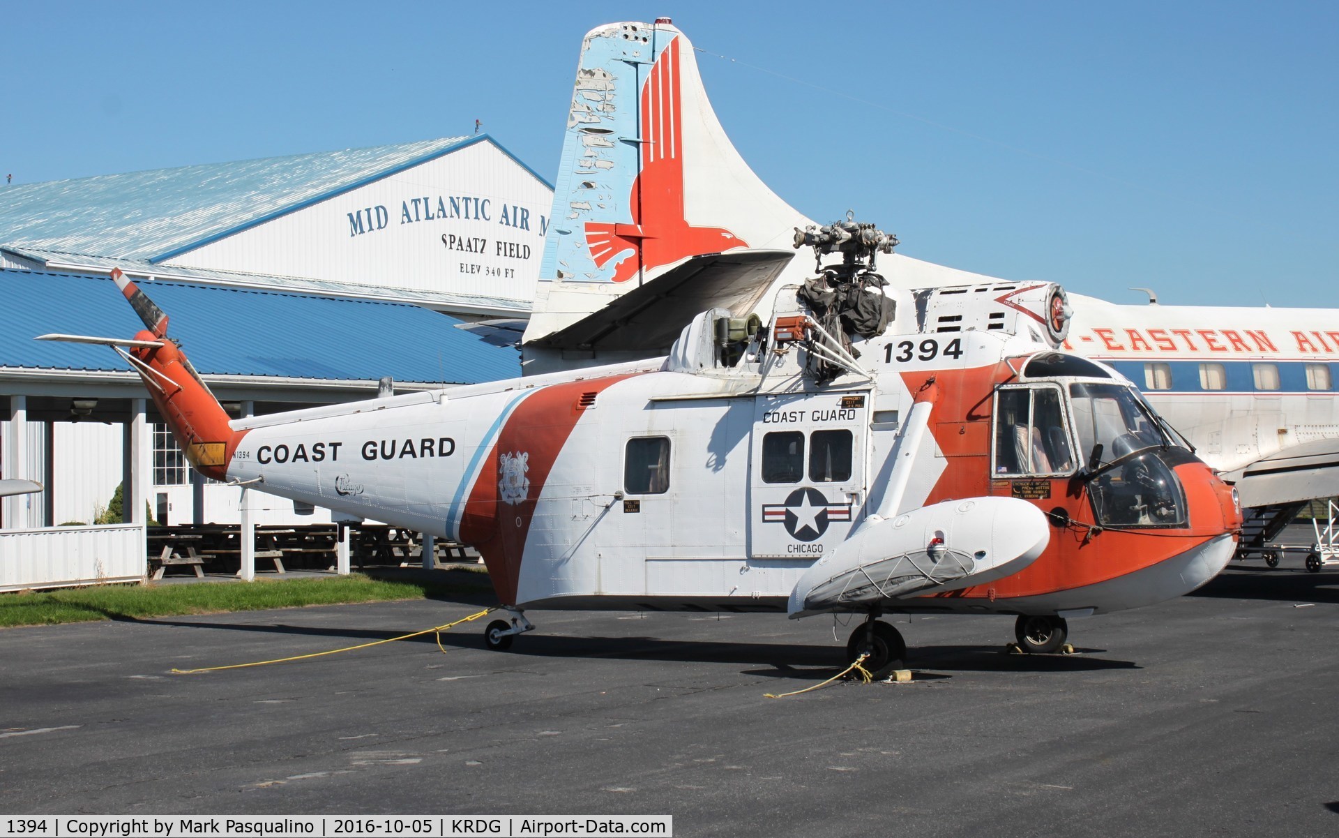 1394, 1964 Sikorsky HH-52A Sea Guard C/N 62.075, Sikorsky HH-52A