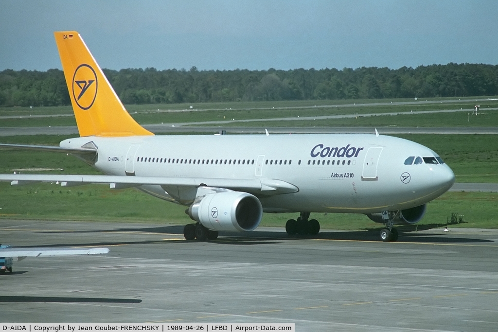 D-AIDA, 1987 Airbus A310-304/MRT C/N 434, Condor