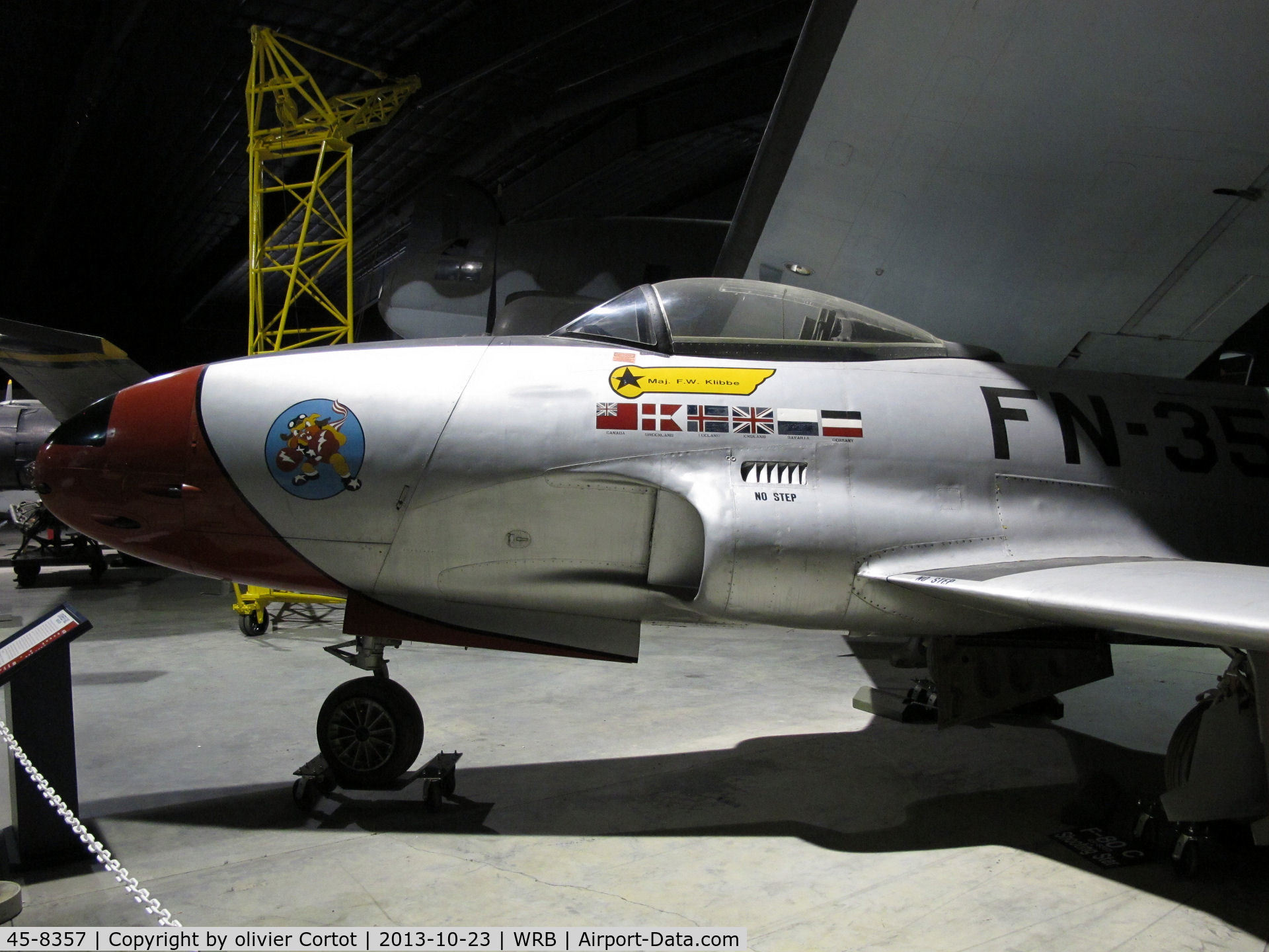 45-8357, 1945 Lockheed F-80C-11-LO Shooting Star C/N 080-1571, Warner robins air museum
