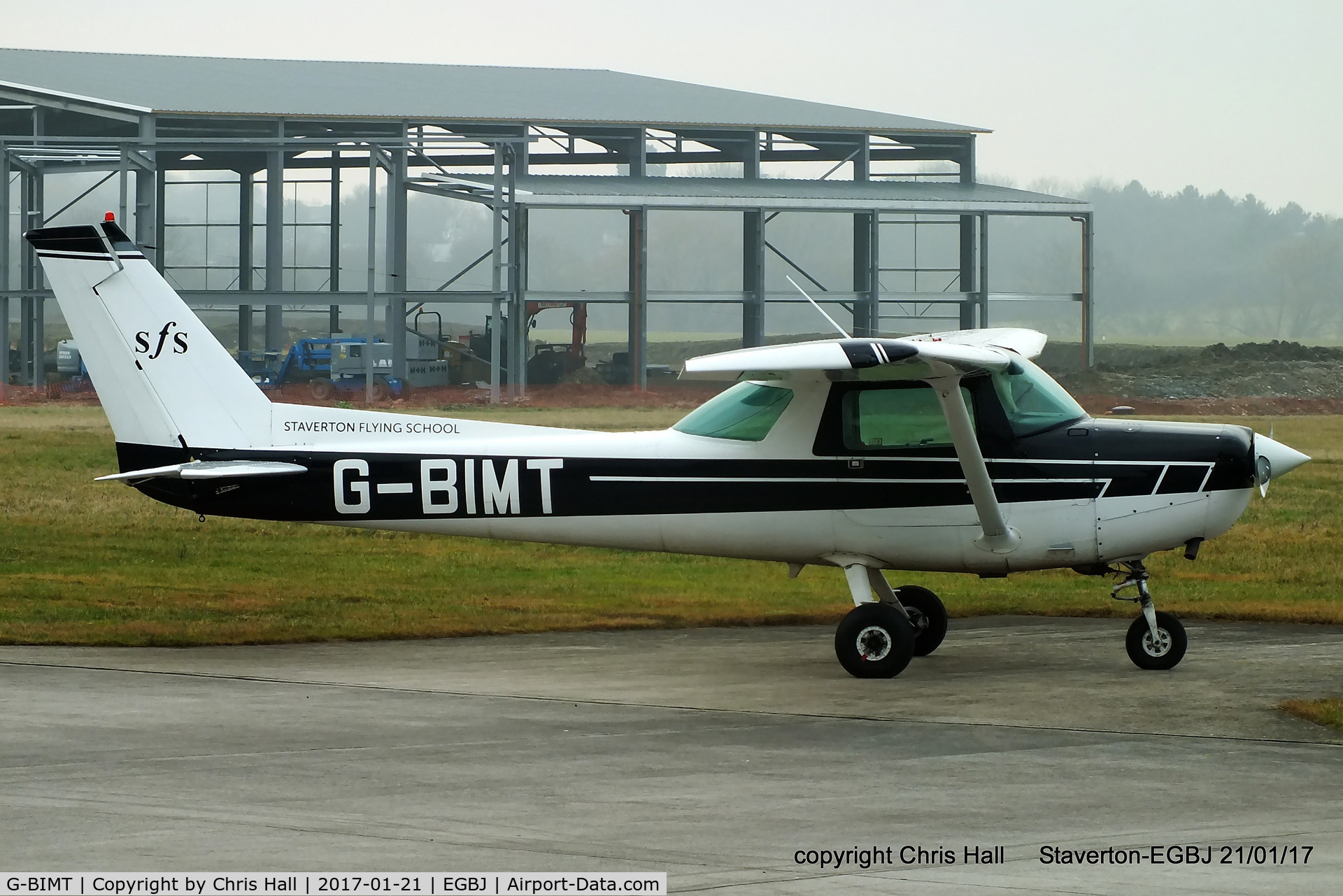 G-BIMT, 1980 Reims FA152 Aerobat C/N 0361, at Staverton