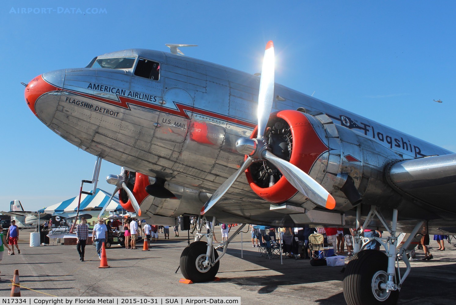 N17334, 1937 Douglas DC-3-178 C/N 1920, Flagship Detroit