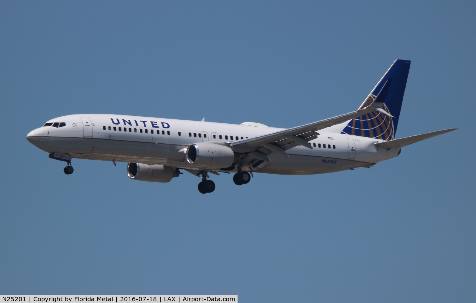 N25201, 1999 Boeing 737-824 C/N 28958, United