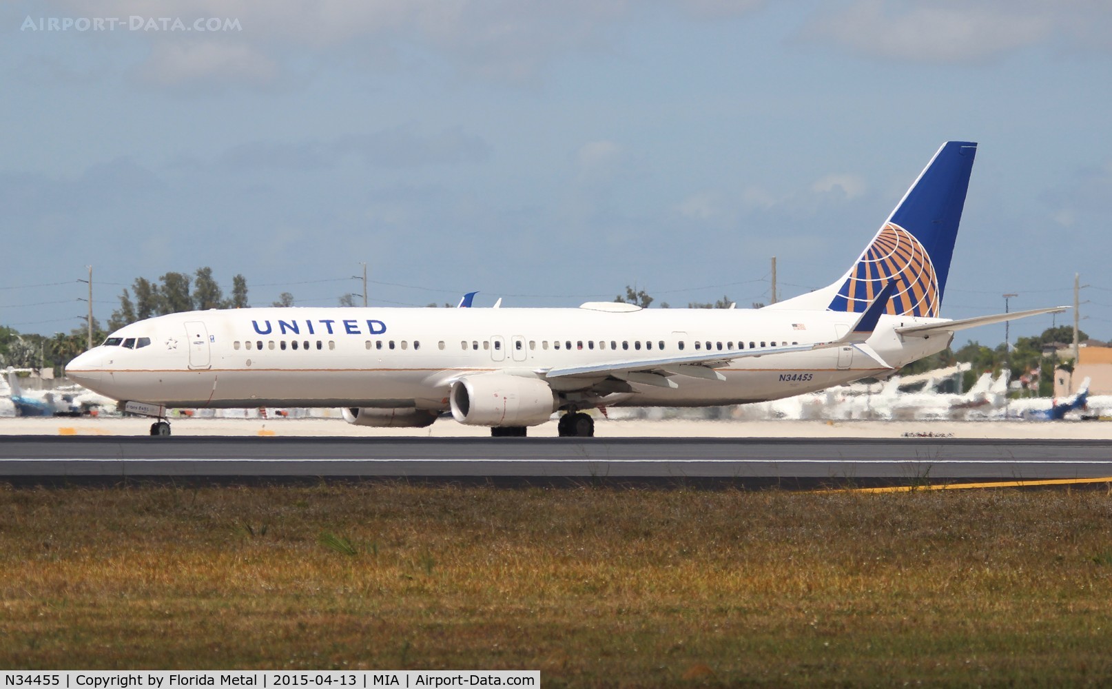 N34455, 2012 Boeing 737-924/ER C/N 41743, United