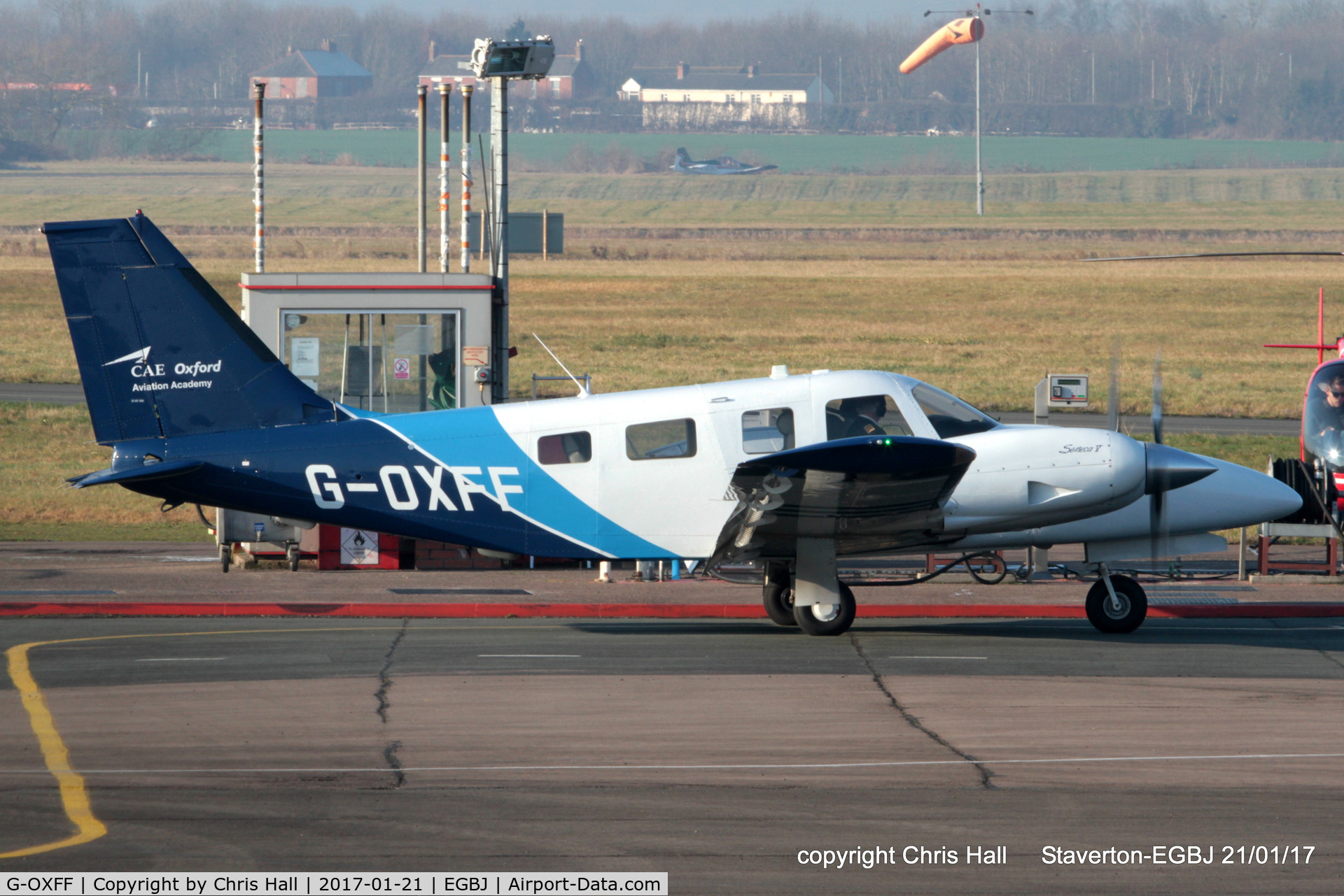 G-OXFF, 2013 Piper PA-34-220T Seneca V C/N 34-49485, at Staverton