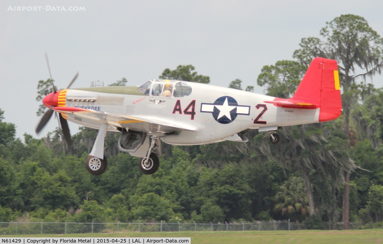 N61429, 1942 North American P-51C Mustang C/N 103-26199, Red Tails