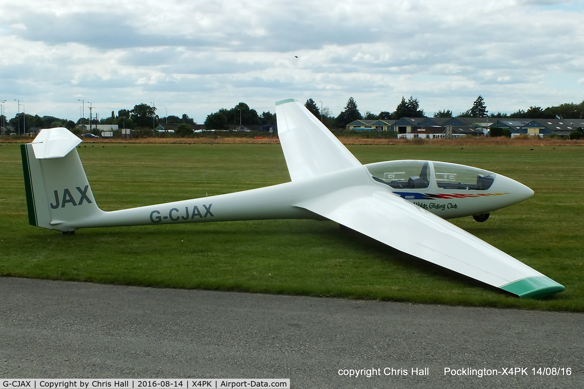 G-CJAX, 1997 Schleicher ASK-21 C/N 21665, at Pocklington