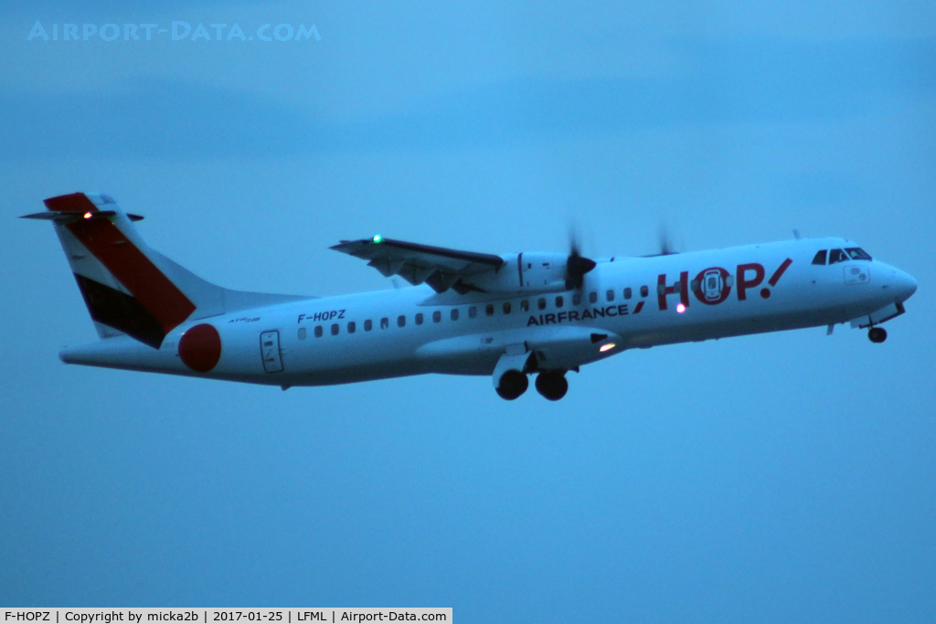F-HOPZ, 2015 ATR 72-212A C/N 1265, Take off