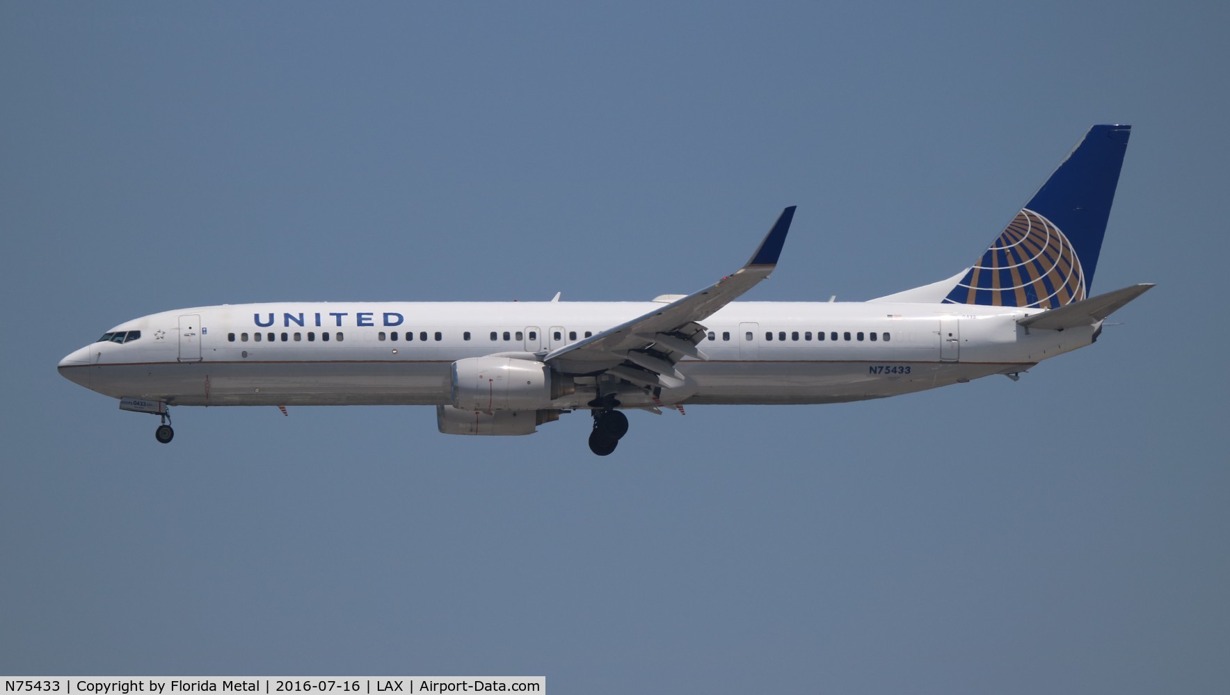 N75433, 2009 Boeing 737-924/ER C/N 33527, United