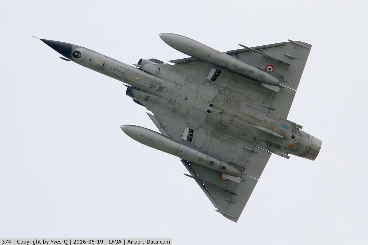 374, Dassault Mirage 2000N C/N not found 374, Dassault Mirage 2000N, Ramex Delta Tactical display, Avord Air Base 702 (LFOA) Open day 2016