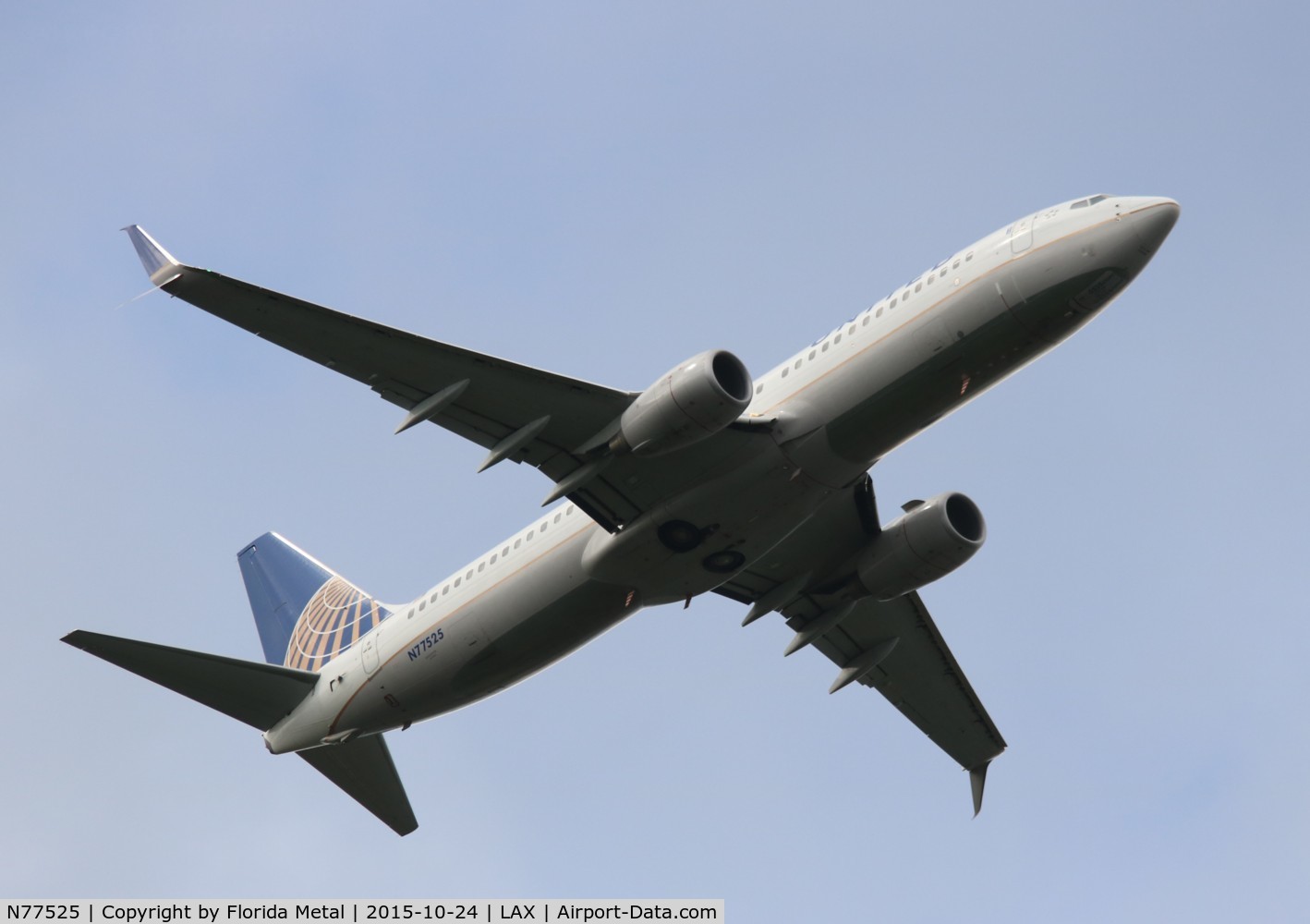 N77525, 2010 Boeing 737-824 C/N 31659, United