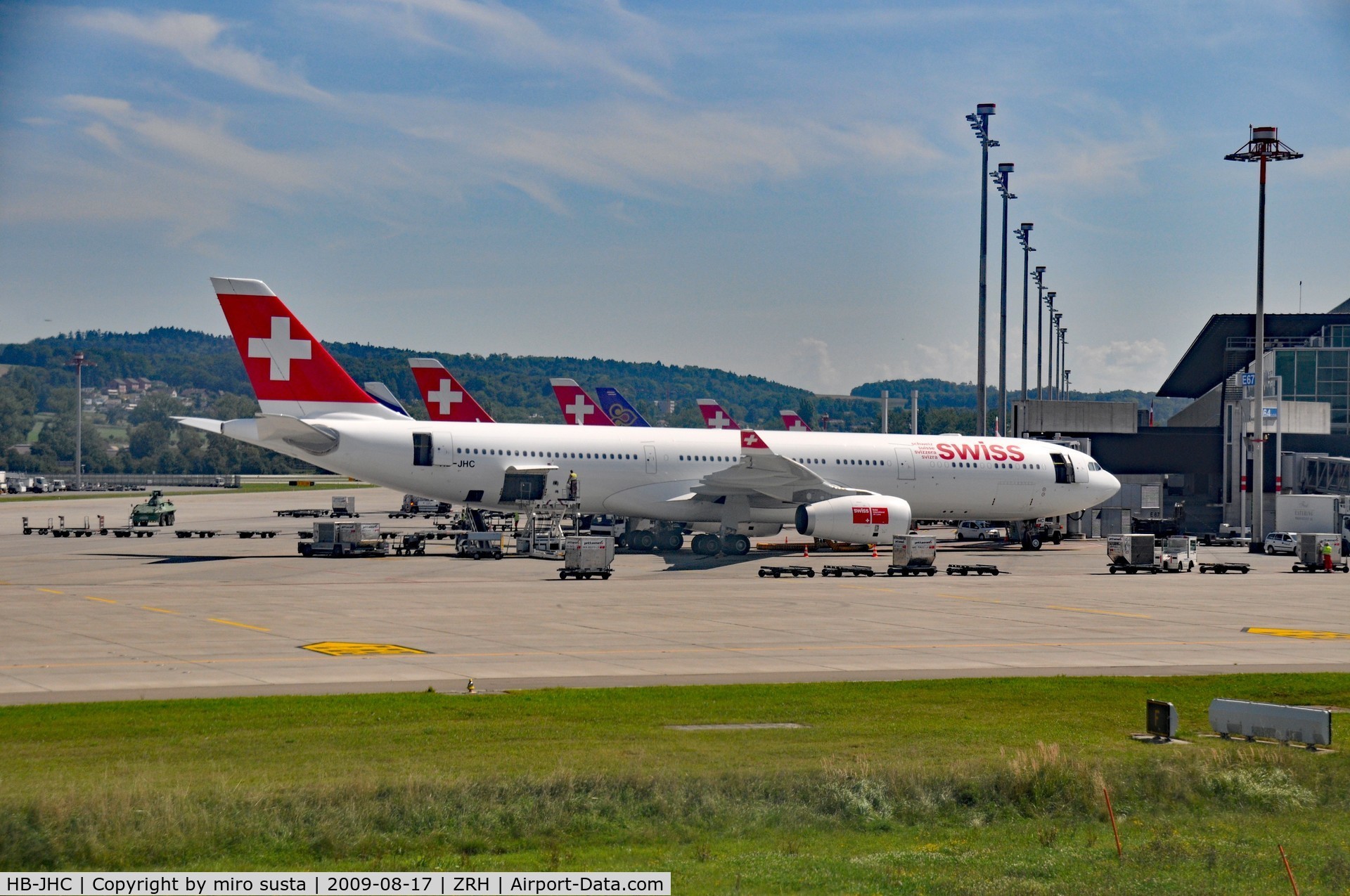 HB-JHC, 2009 Airbus A330-343X C/N 1029, Swiss International Airlines Airbus A330-343 Airplane, Zurich