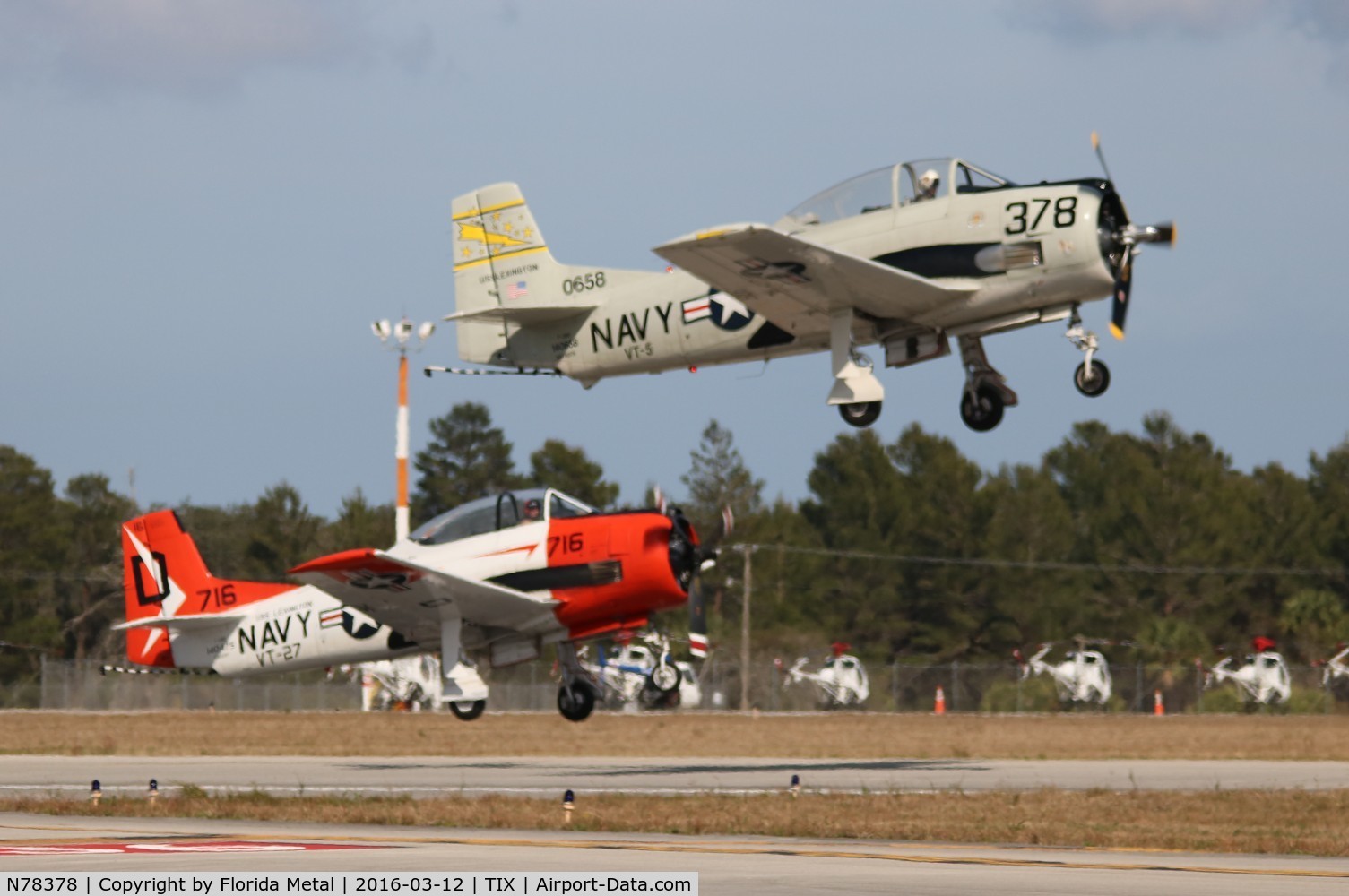 N78378, 1957 North American T-28C Trojan C/N 226-235 (140658), T-28C