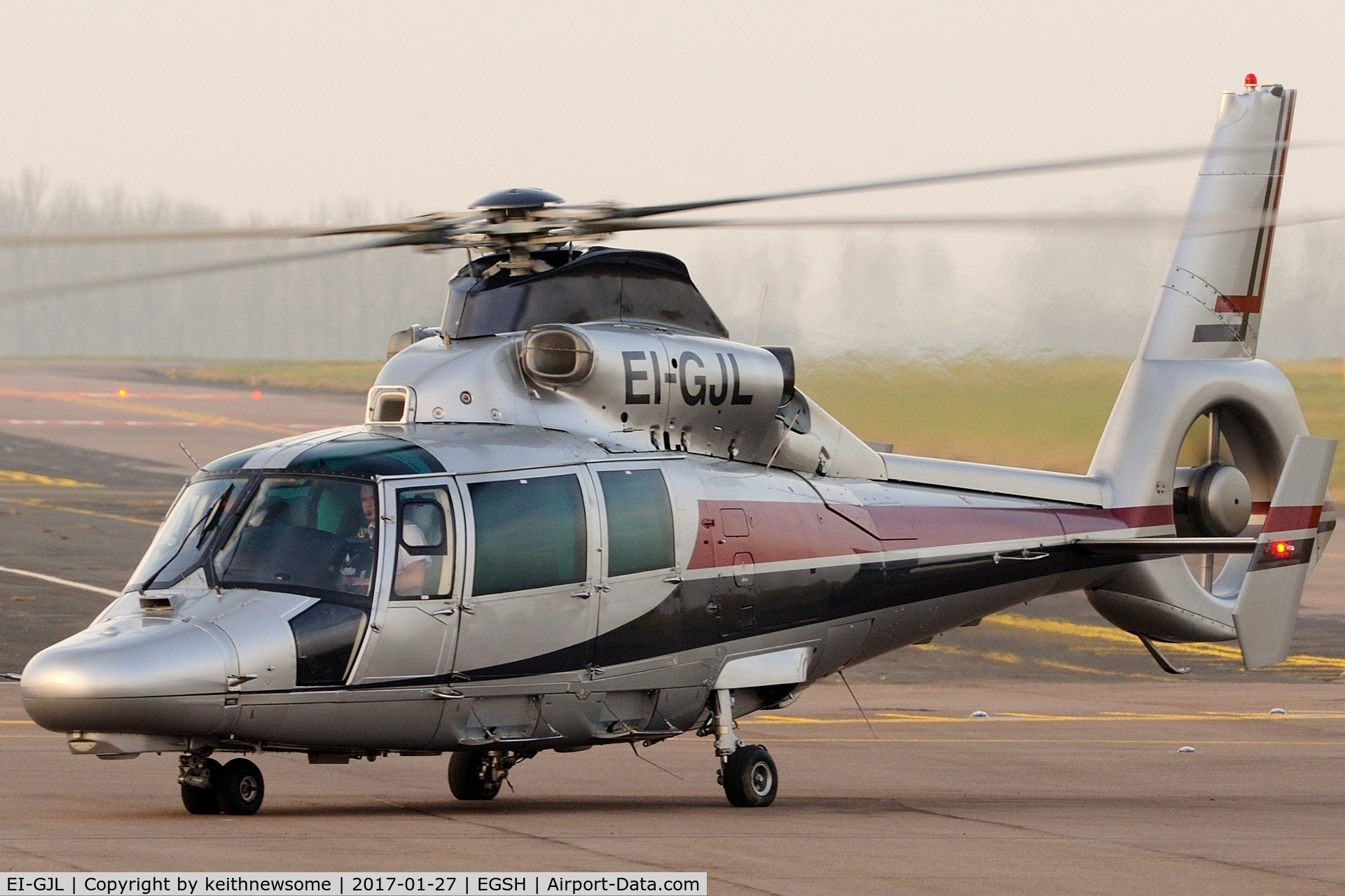 EI-GJL, 2007 Eurocopter AS-365N-3 Dauphin 2 C/N 6785, Regular visitor recently.