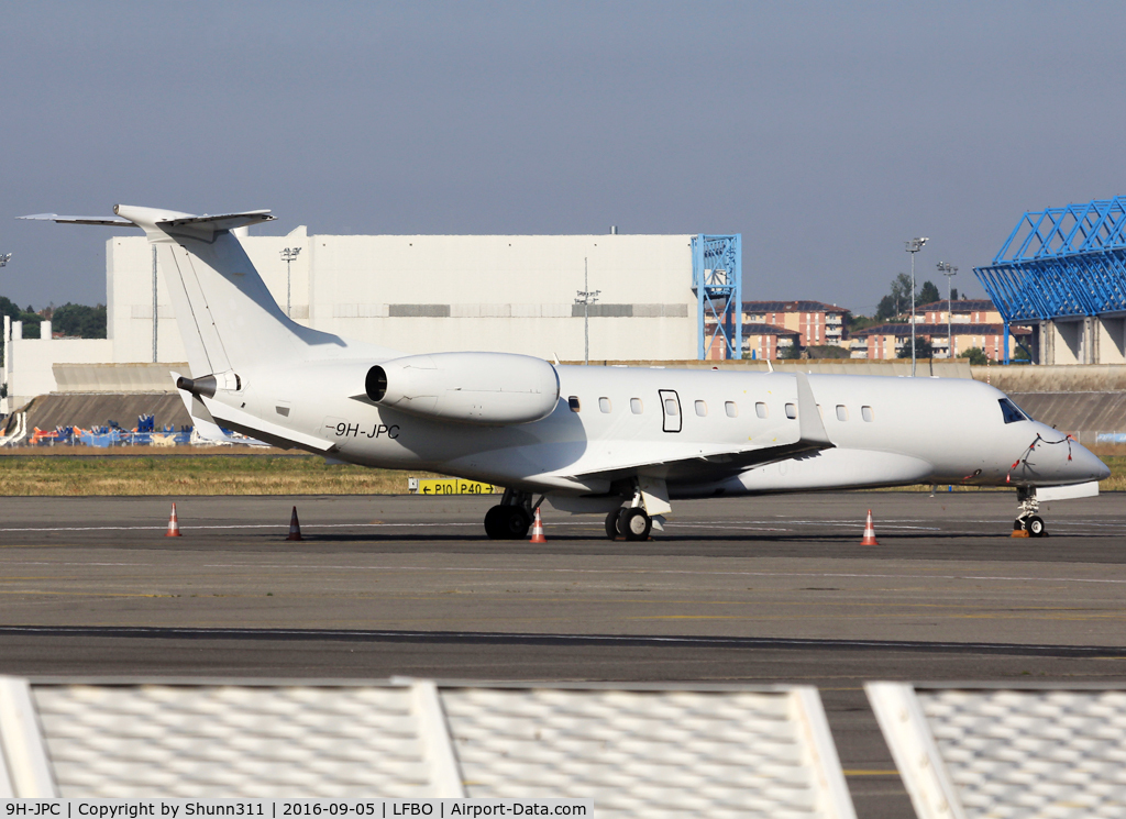 9H-JPC, 2007 Embraer EMB-135BJ Legacy C/N 14501010, Parked at the General Aviation area...
